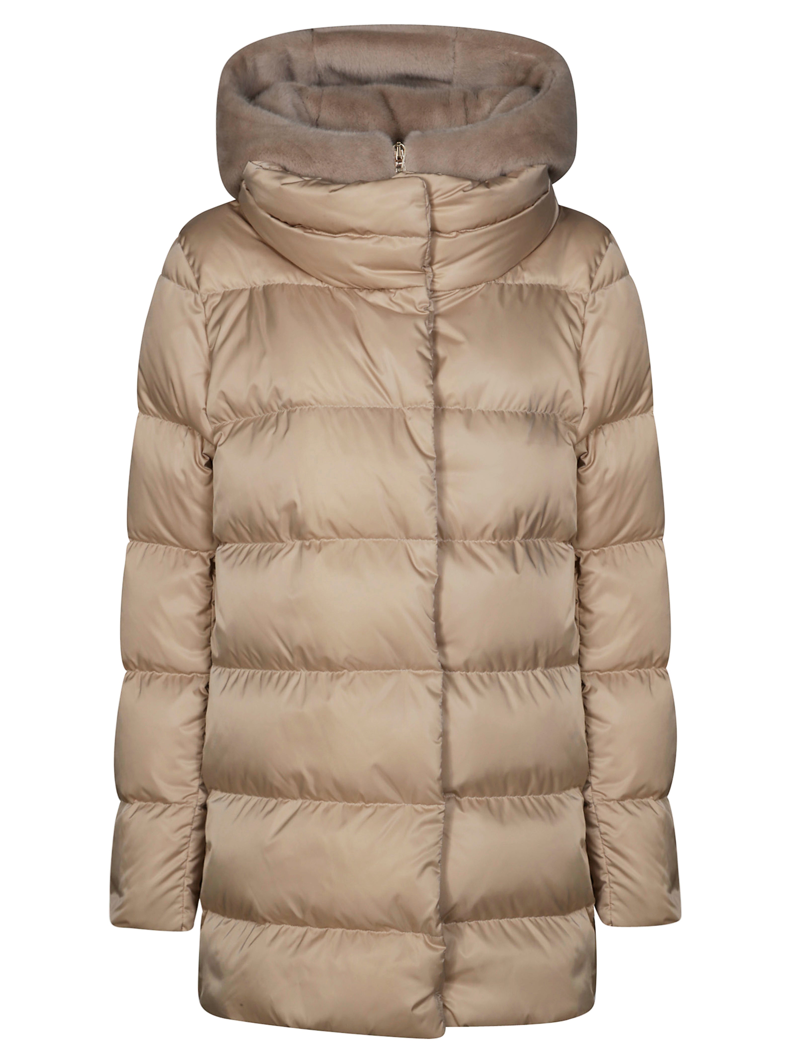 HERNO Men's Mini A-Shape Puffer with Chest Strap