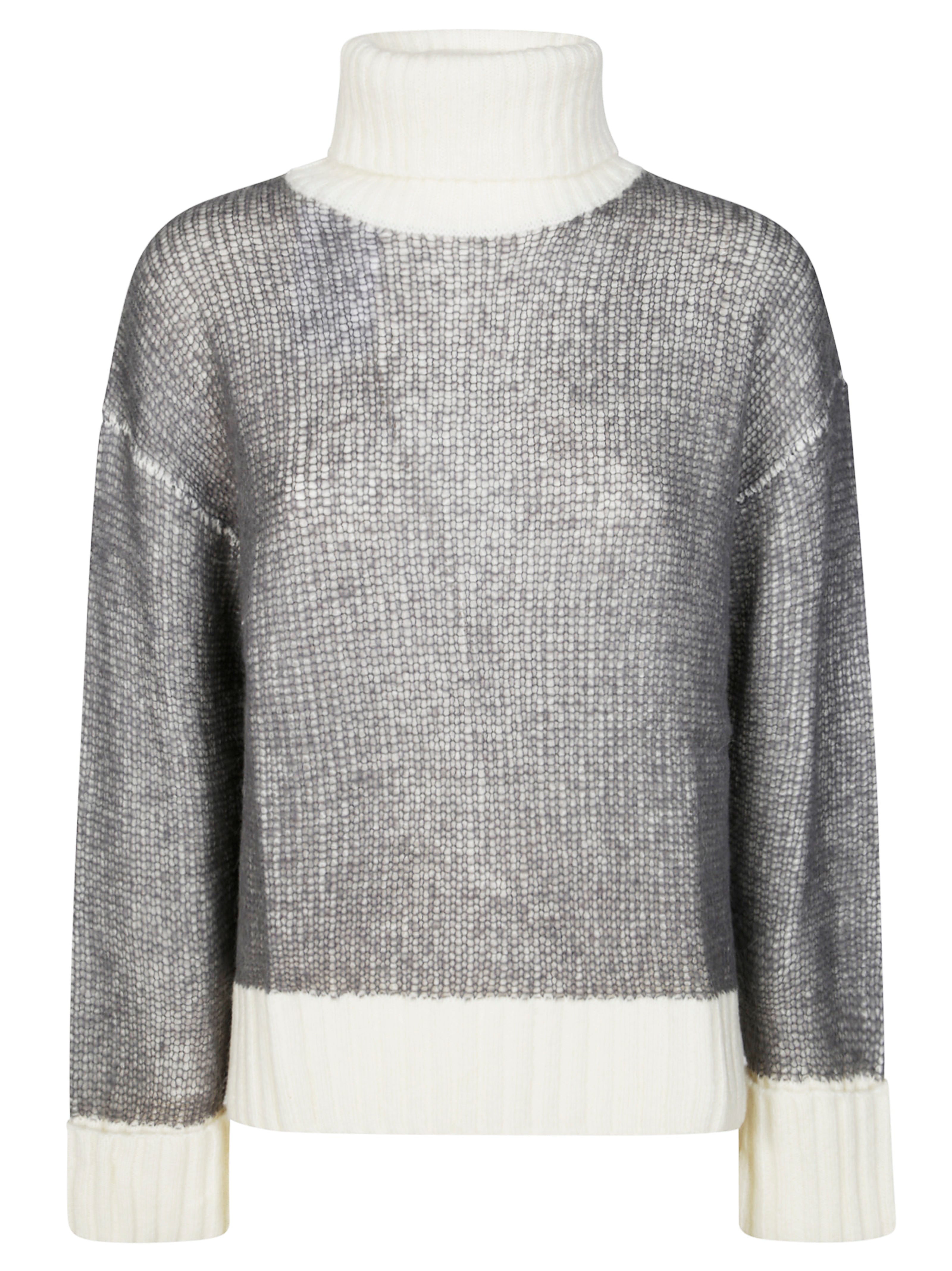 SUN 68 Bicolor Men's Crewneck Sweater - FW25