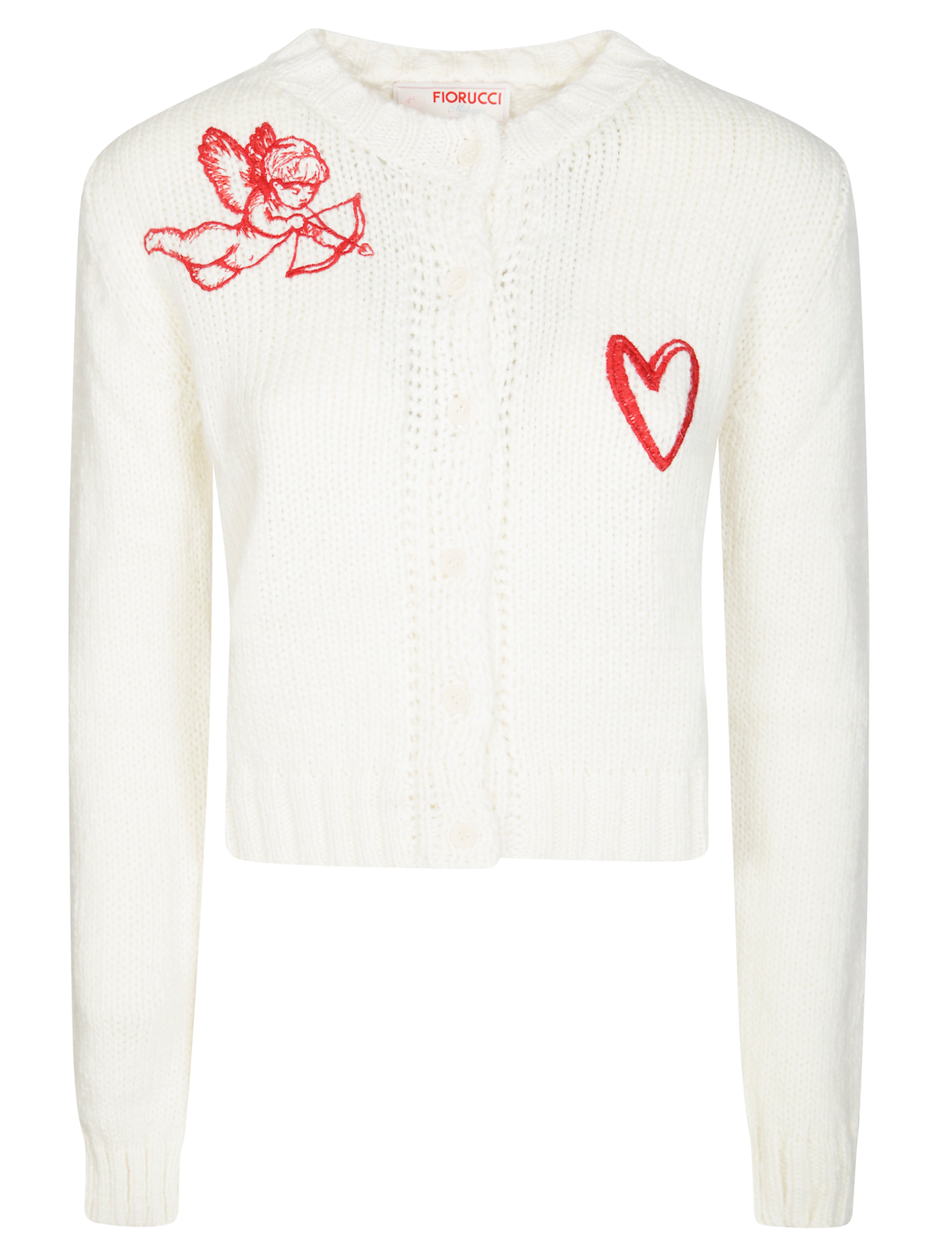 FIORUCCI Crop Cardigan with Unique Designs for Men