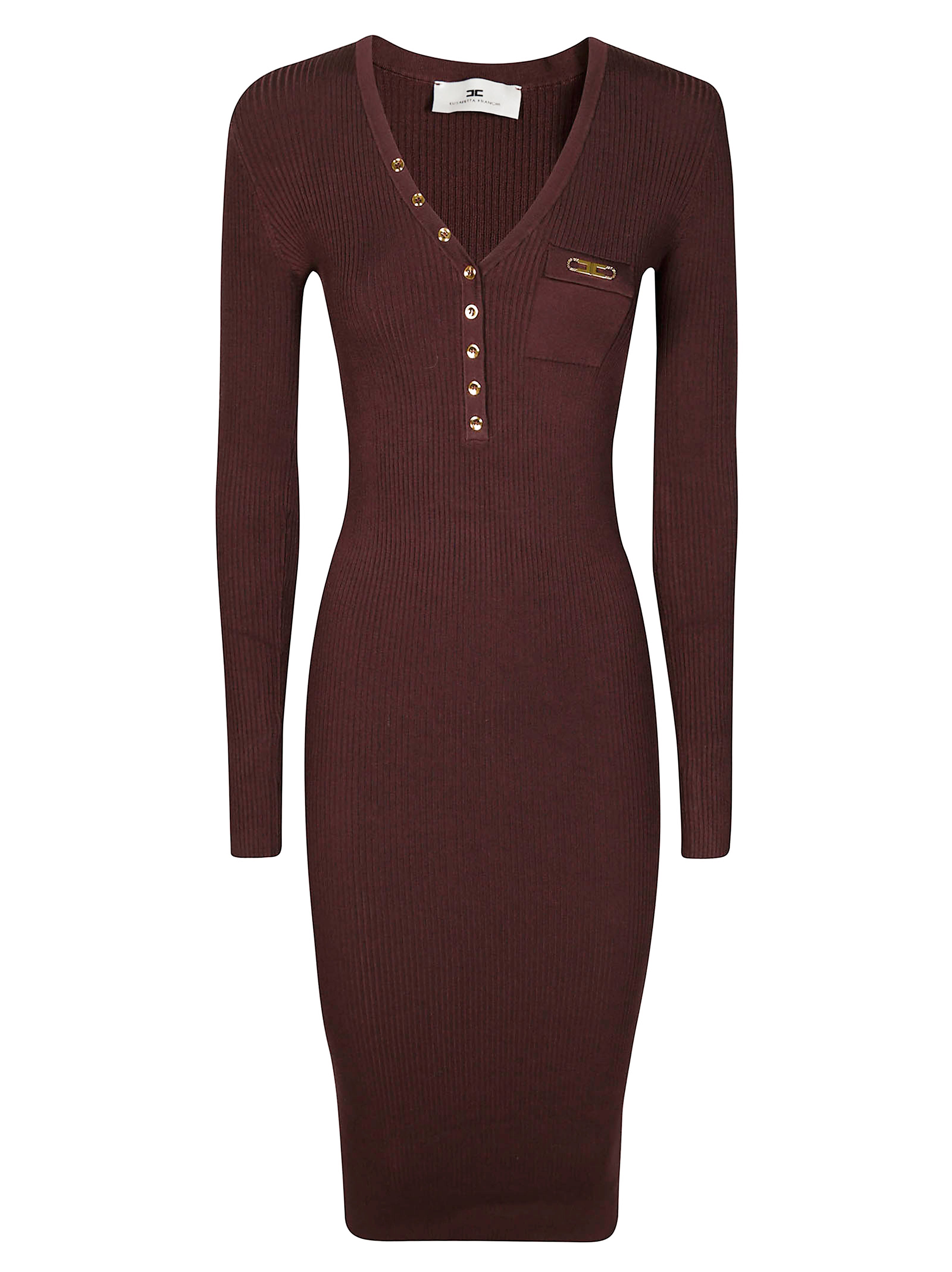 ELISABETTA FRANCHI Sophisticated V-Neck Sweater Suit for Men