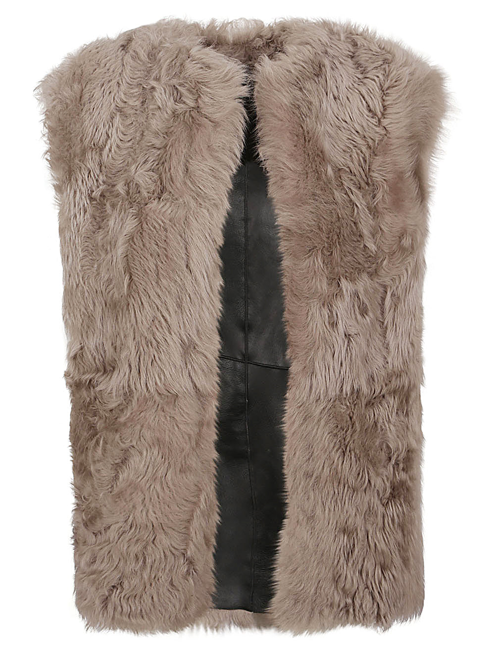 ENES Sleeveless Fur Vest for Women