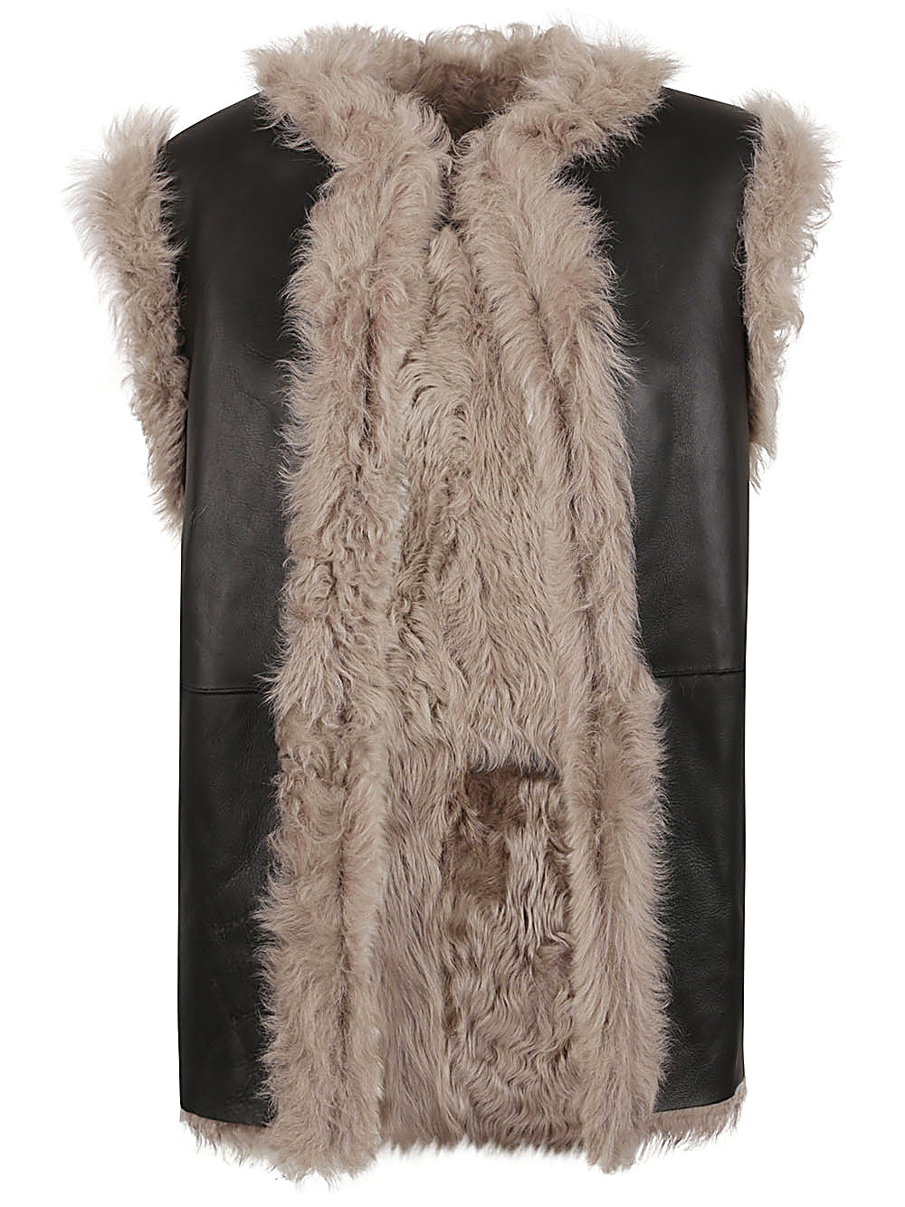 ENES Sleeveless Fur Vest for Women