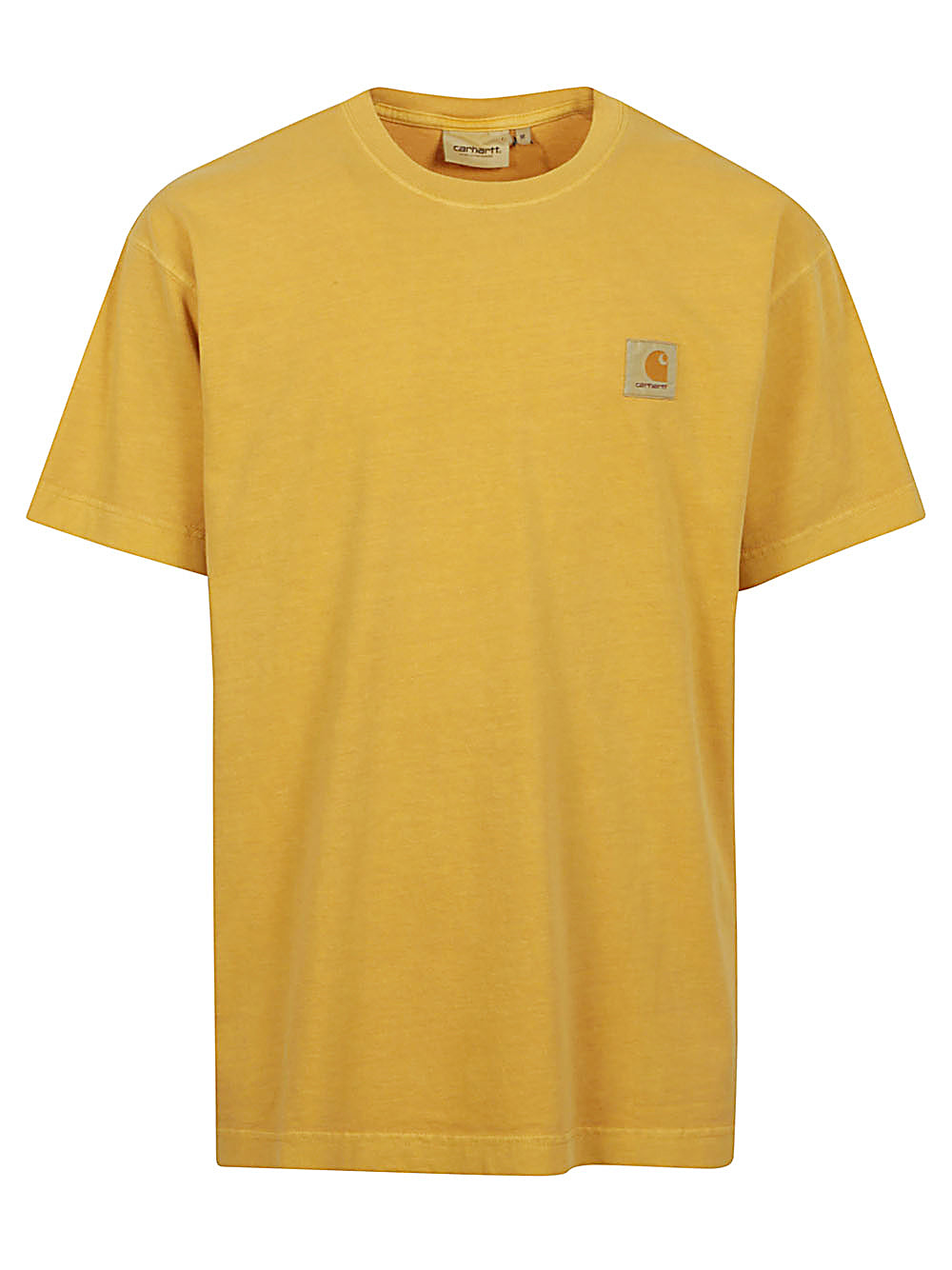 CARHARTT WIP Solid Cotton Short Sleeve T-Shirt for Men