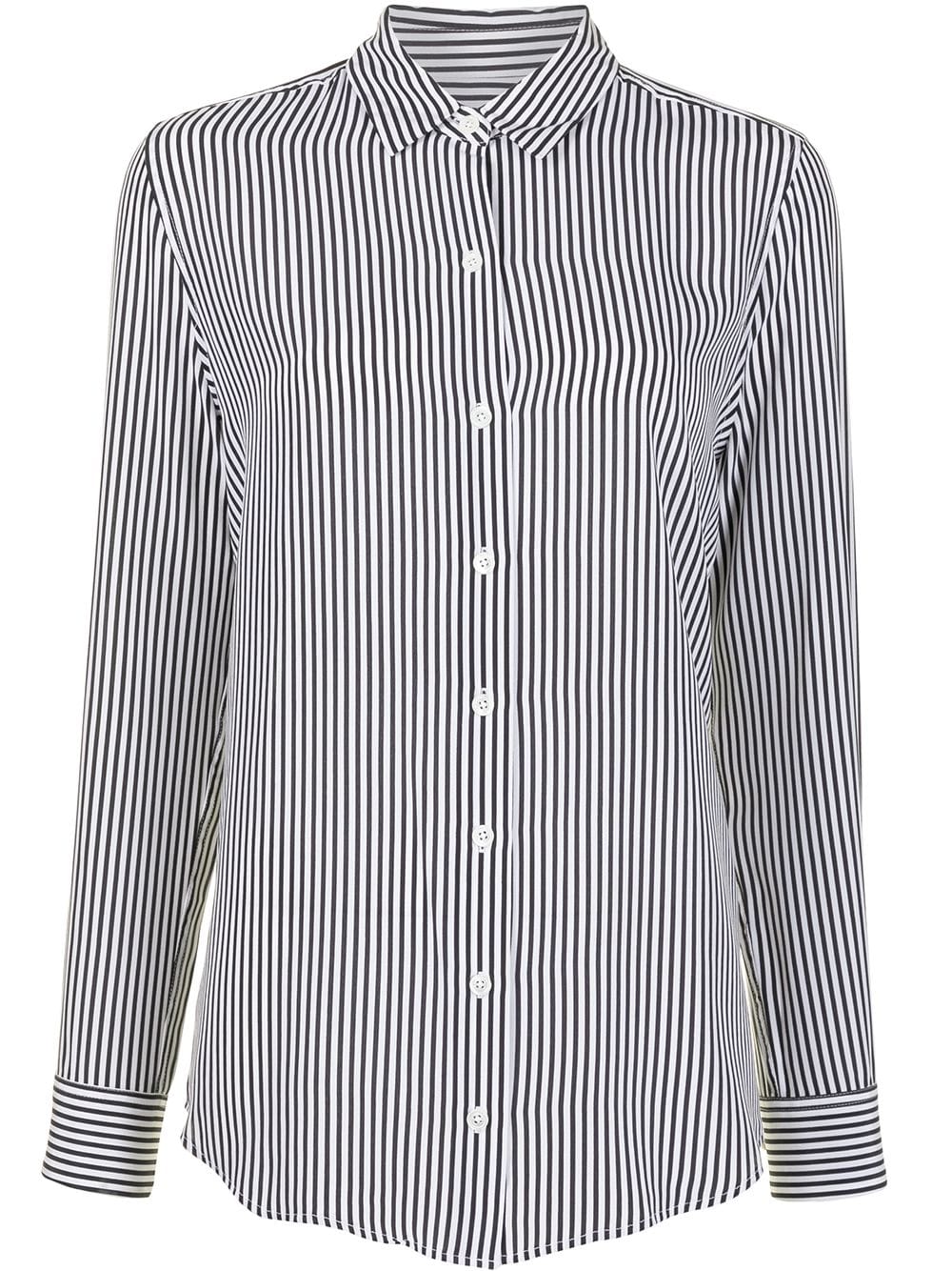 EQUIPMENT Silk Striped Classic Collar Shirt