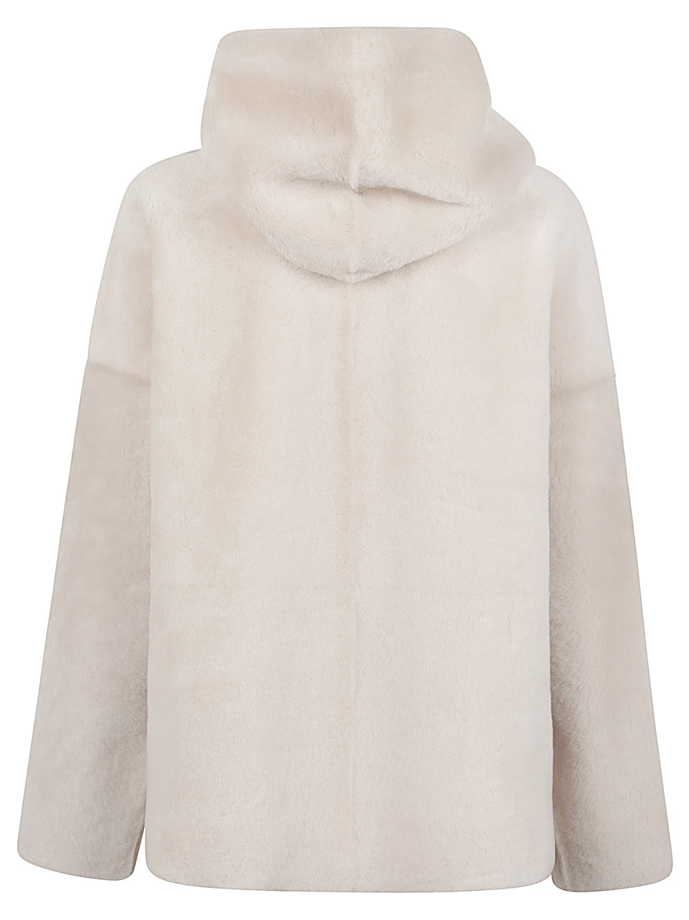 ENES Cozy Fur Hooded Jacket for Women