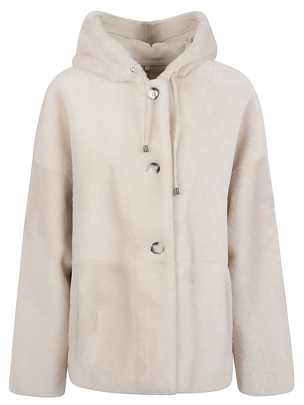 ENES Cozy Fur Hooded Jacket for Women