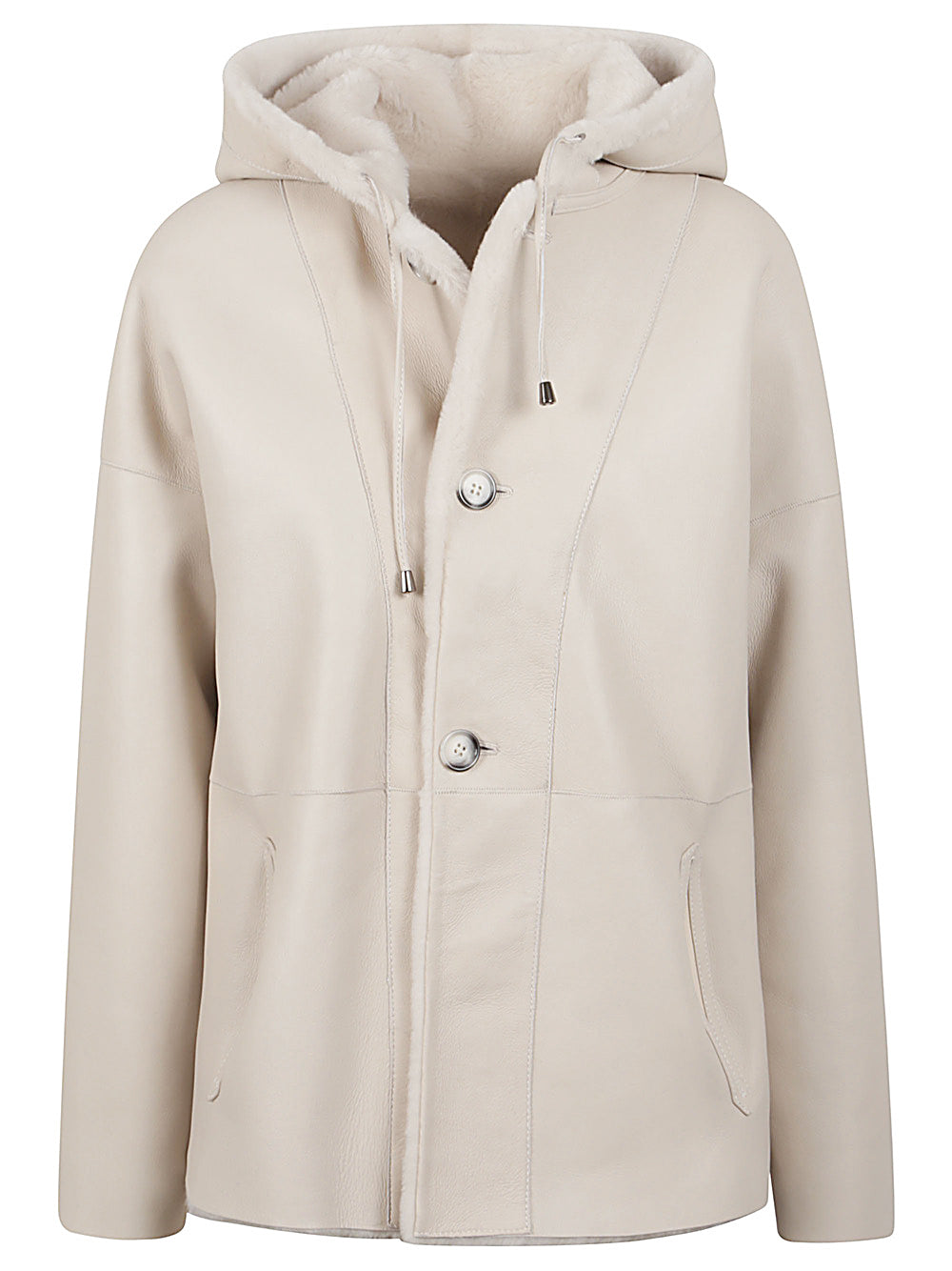 ENES Cozy Fur Hooded Jacket for Women