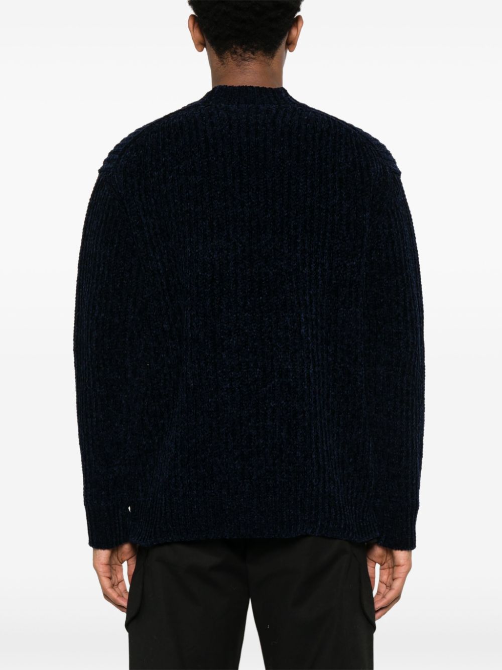 JUNYA WATANABE Ribbed Knit Crew Neck Jumper for Men - FW24