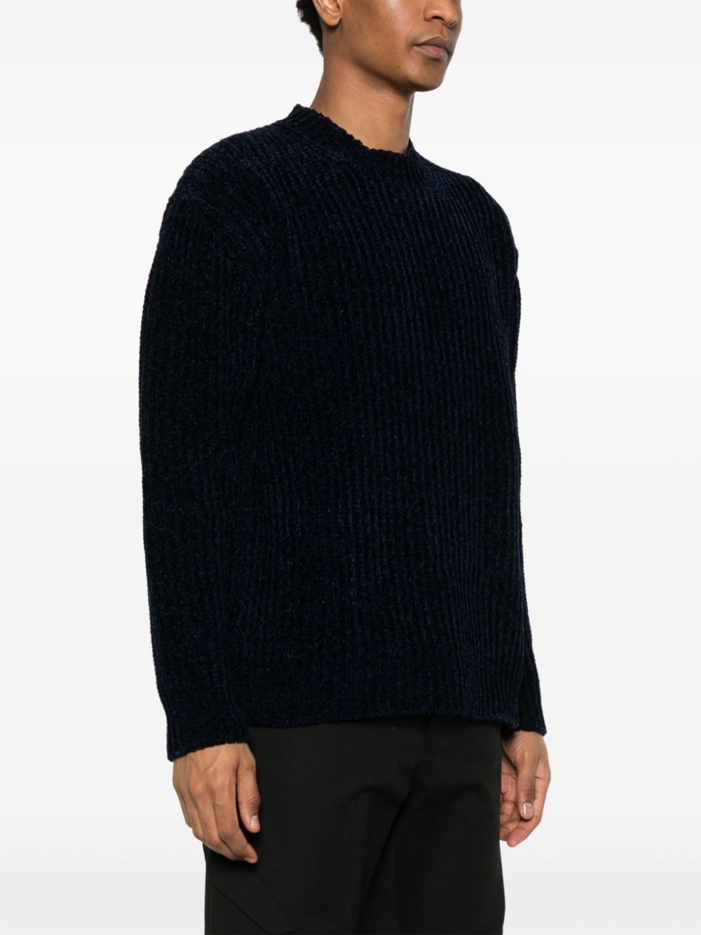JUNYA WATANABE Ribbed Knit Crew Neck Jumper for Men - FW24