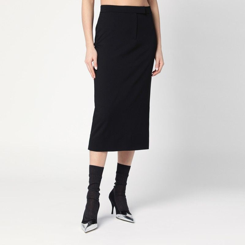 CALVIN KLEIN High-Waisted Pencil Skirt with Front Zip Closure