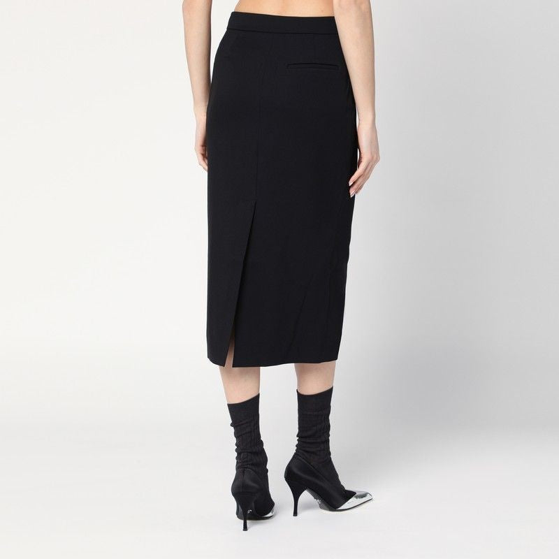 CALVIN KLEIN High-Waisted Pencil Skirt with Front Zip Closure