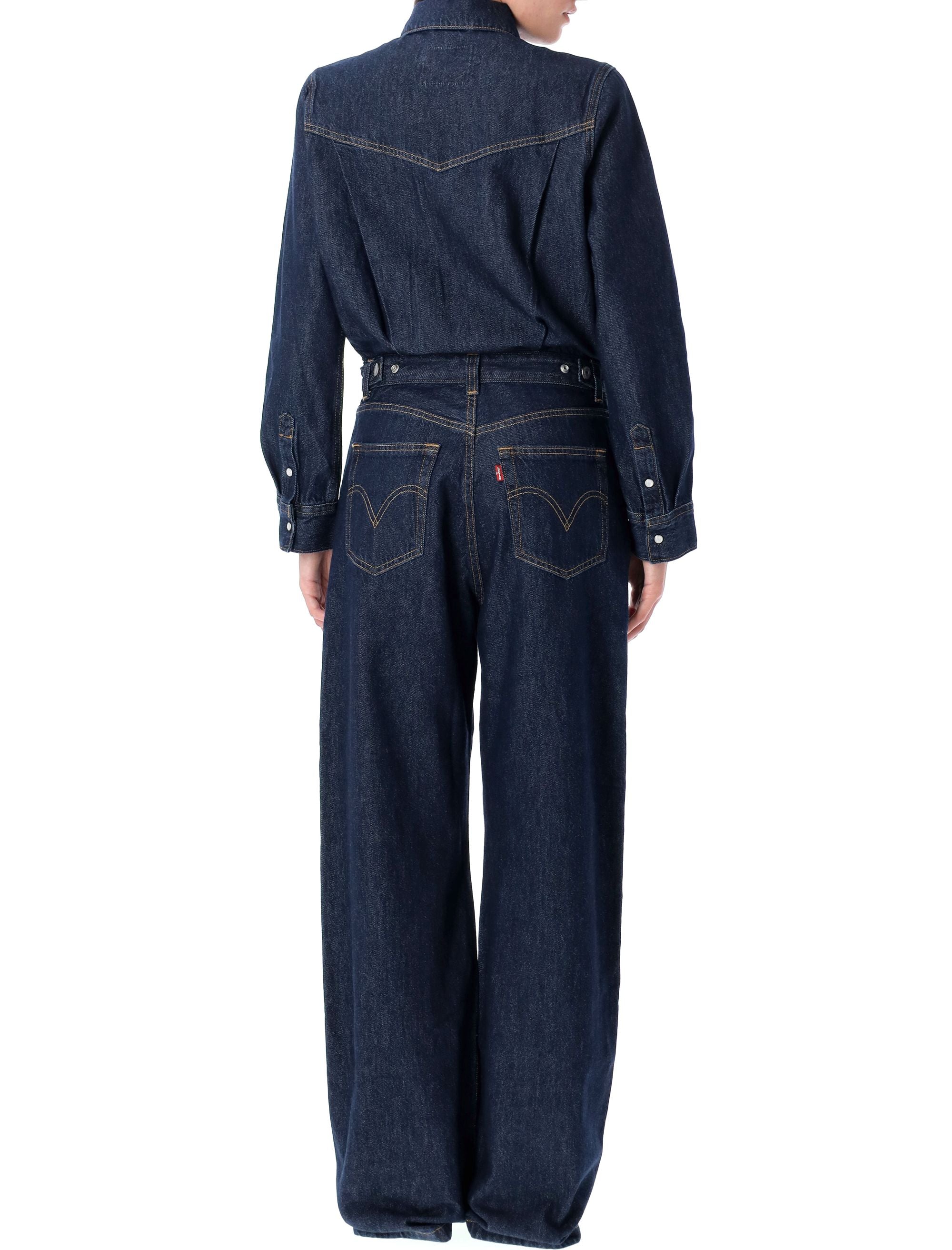 LEVI'S Relaxed Fit Wide Leg Jumpsuit - Size S