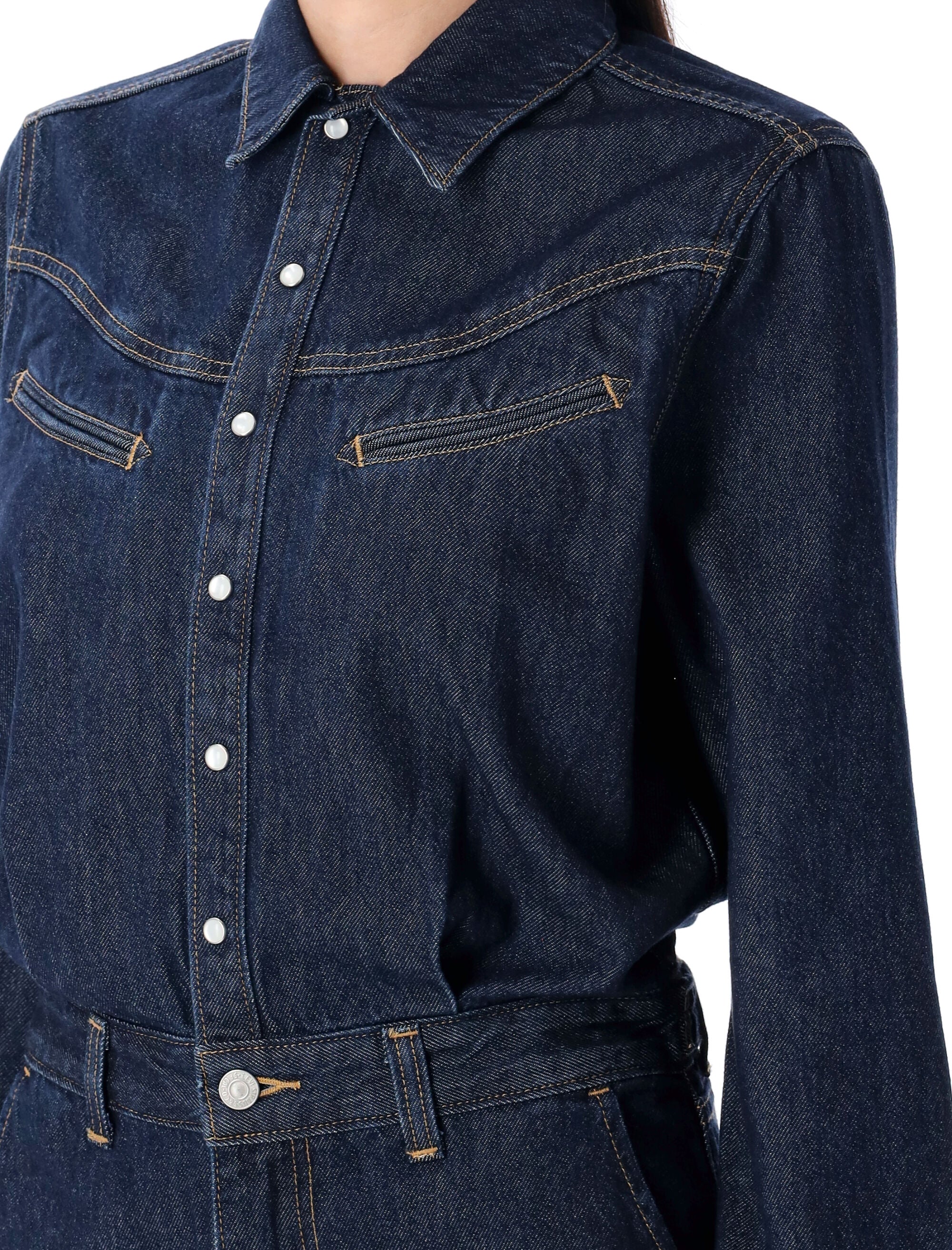 LEVI'S Relaxed Fit Wide Leg Jumpsuit - Size S