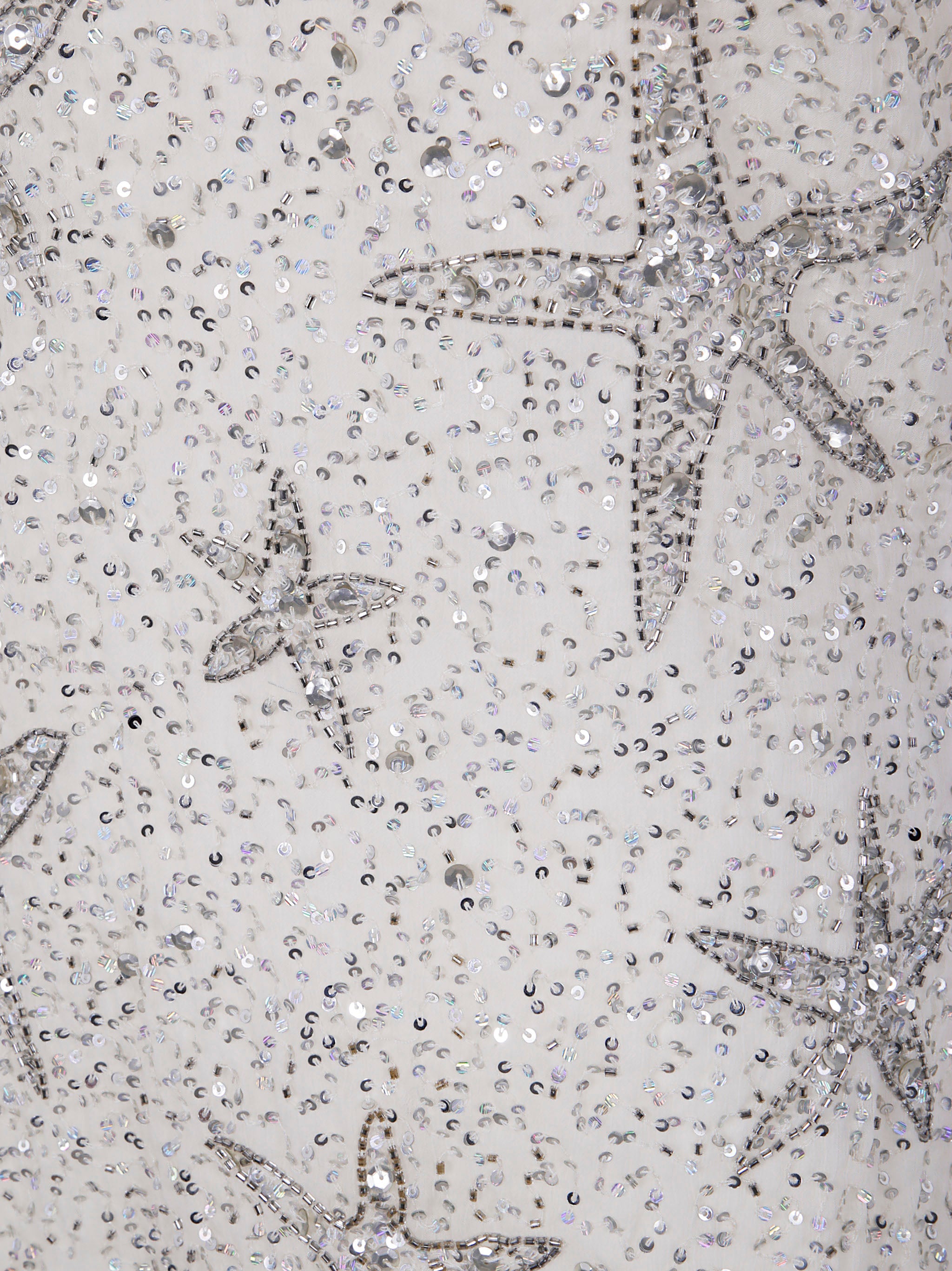 RIXO Mini Dress with Starfish Embellishments