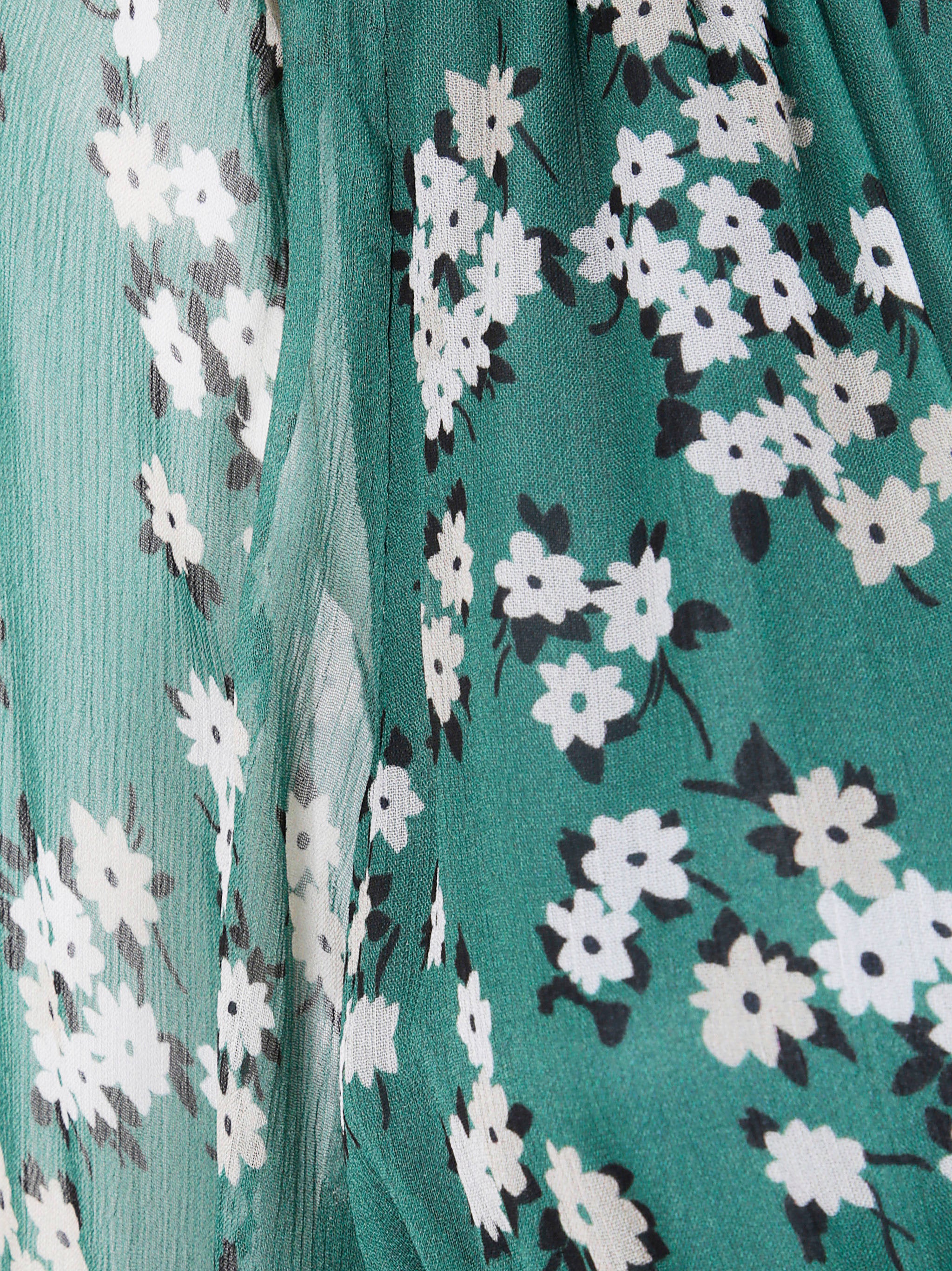 RIXO City Floral Mix Mini Dress