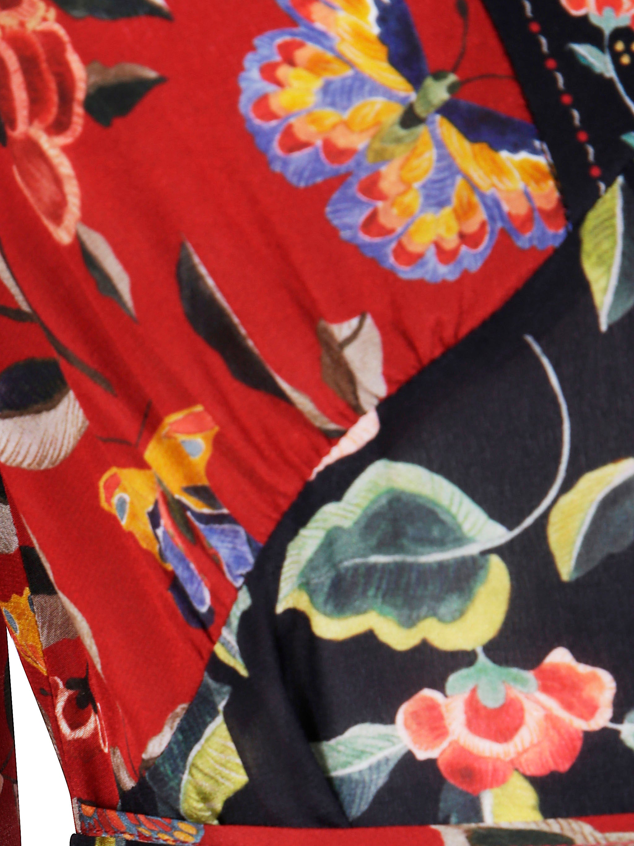 RIXO Mini Dress in Butterfly Print