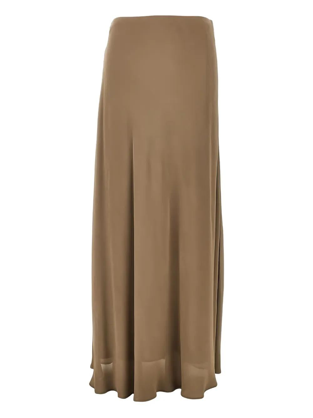 ALBERTA FERRETI Maxi Length Textured Skirt for Women