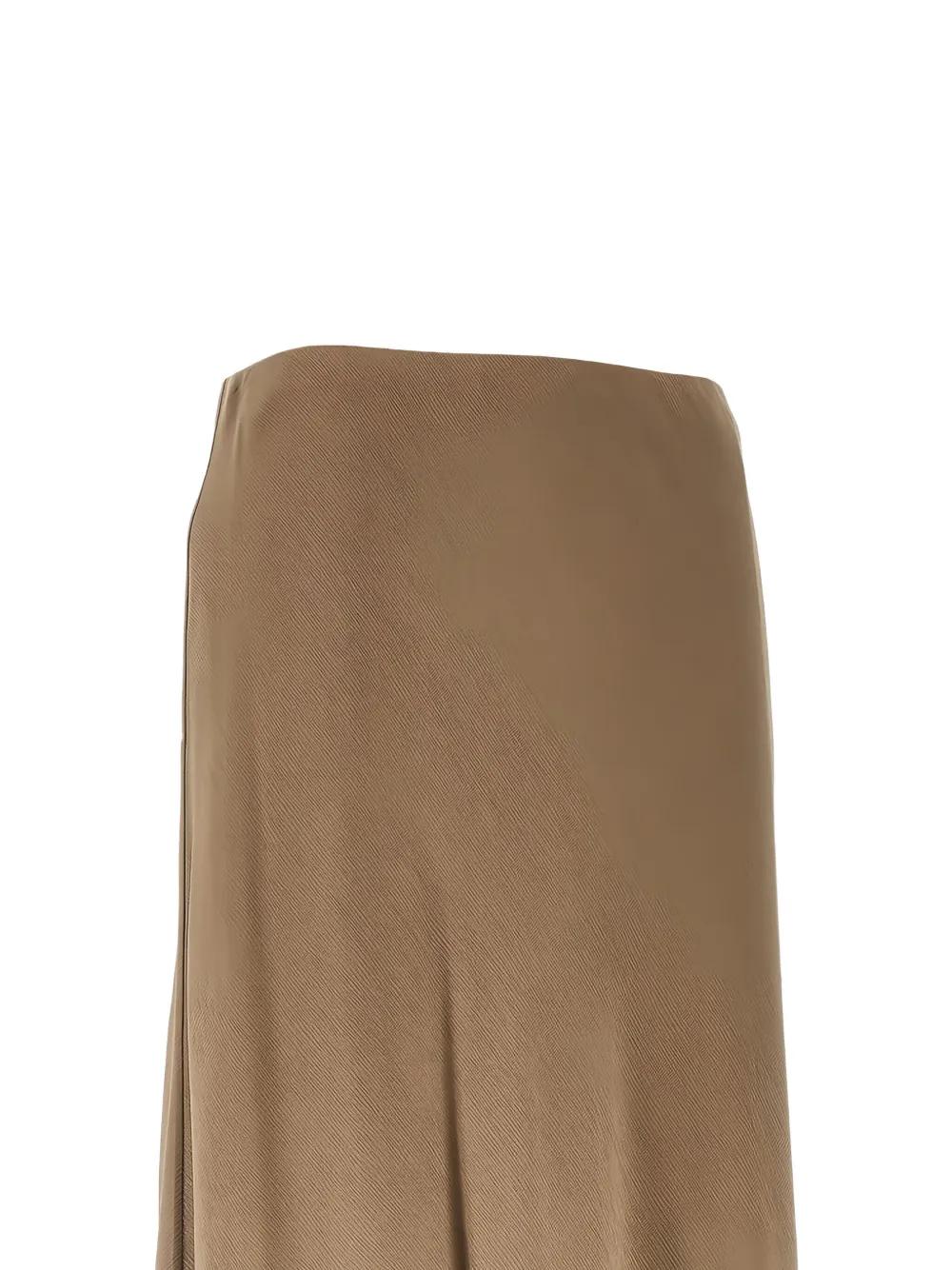 ALBERTA FERRETI Maxi Length Textured Skirt for Women