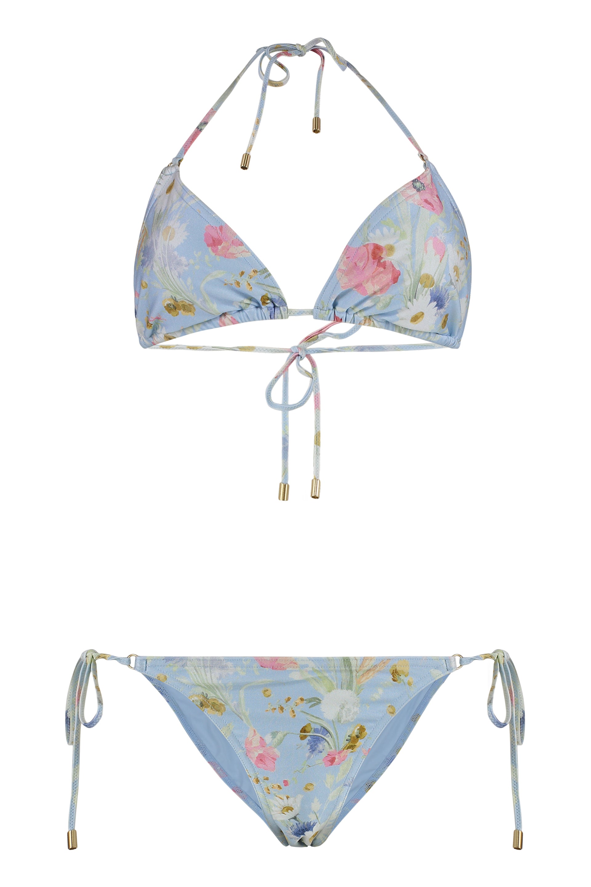 ZIMMERMANN Lucky Triangle Mini Tie Side Bikini