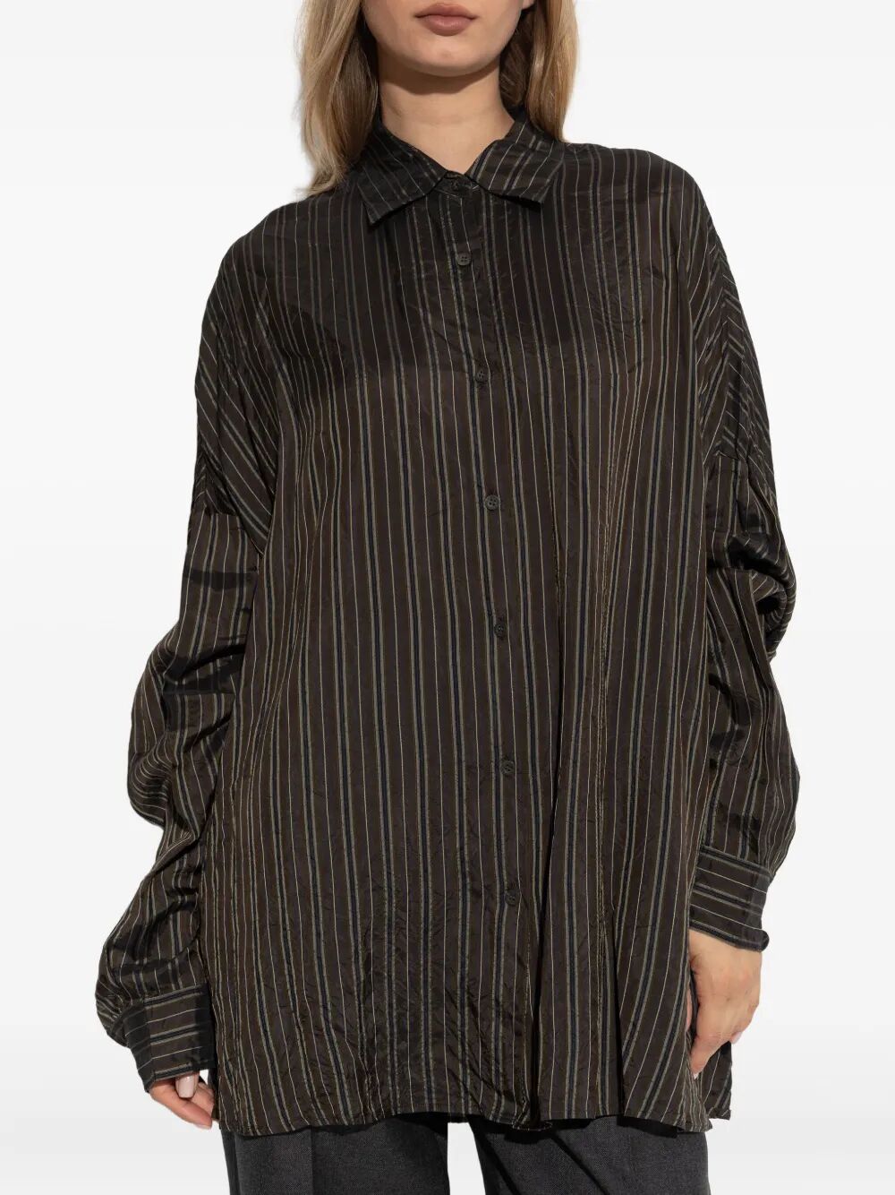 DRIES VAN NOTEN Striped Long Sleeve Shirt for Women