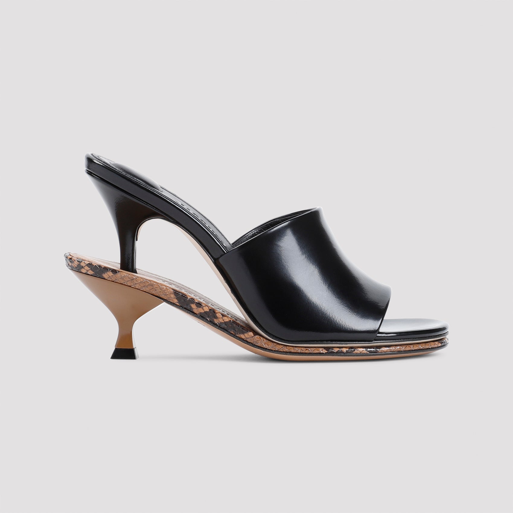JACQUEMUS Les Doubles Flat Mules - Heel Height: 11cm