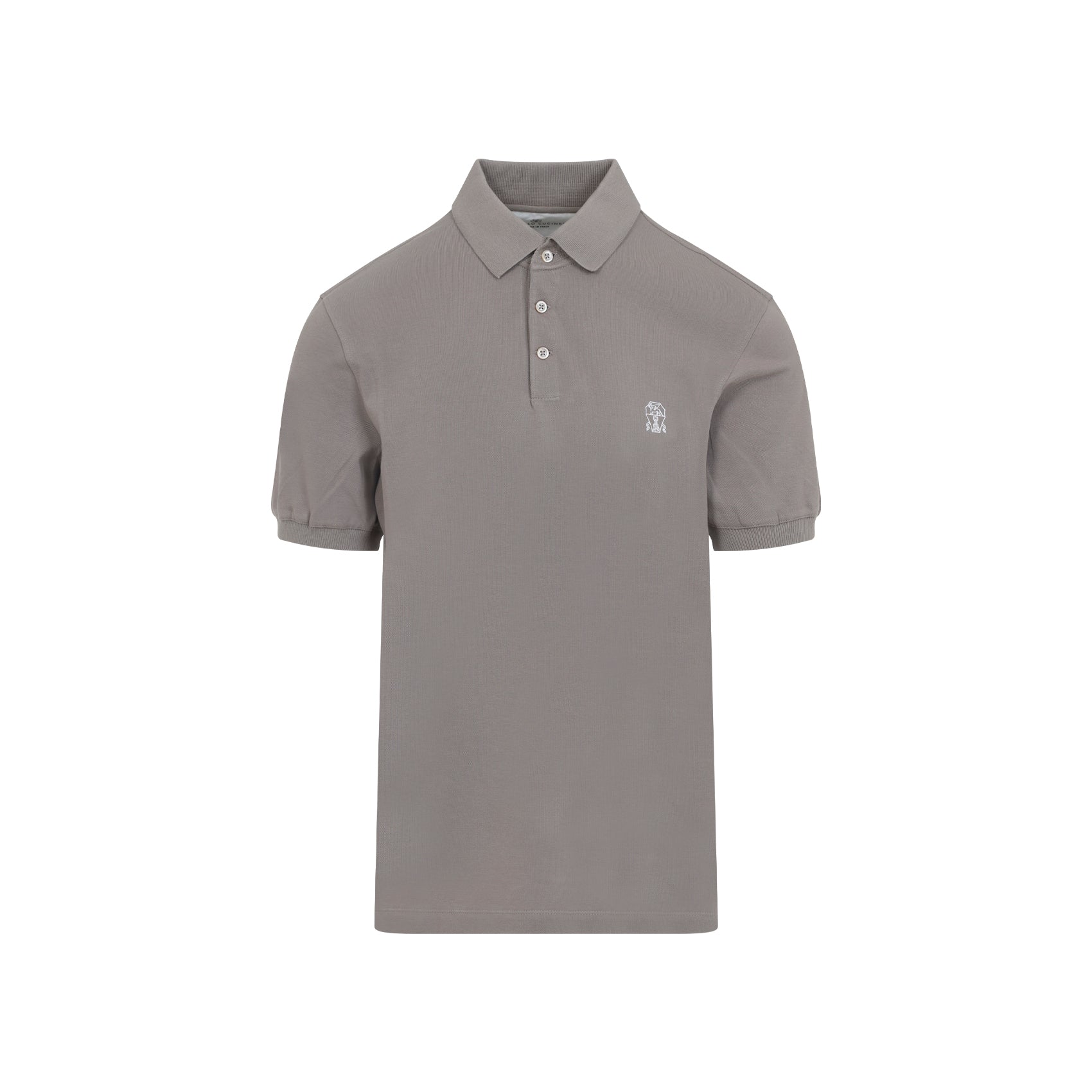 BRUNELLO CUCINELLI Classic Cotton Polo for Men - FW25