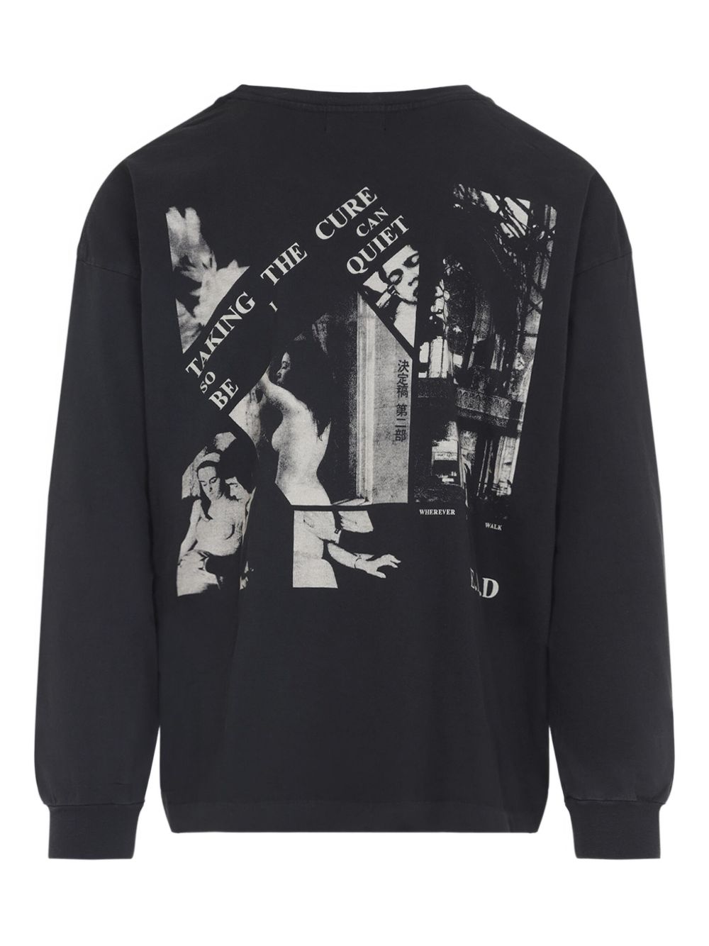 ENFANTS RICHES DEPRIMES Long Sleeve Crew Neck Cotton T-Shirt for Men