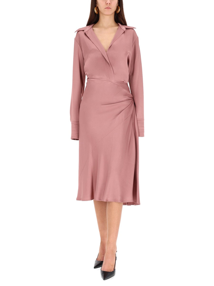 DRIES VAN NOTEN Draped Midi Skirt - Size 38