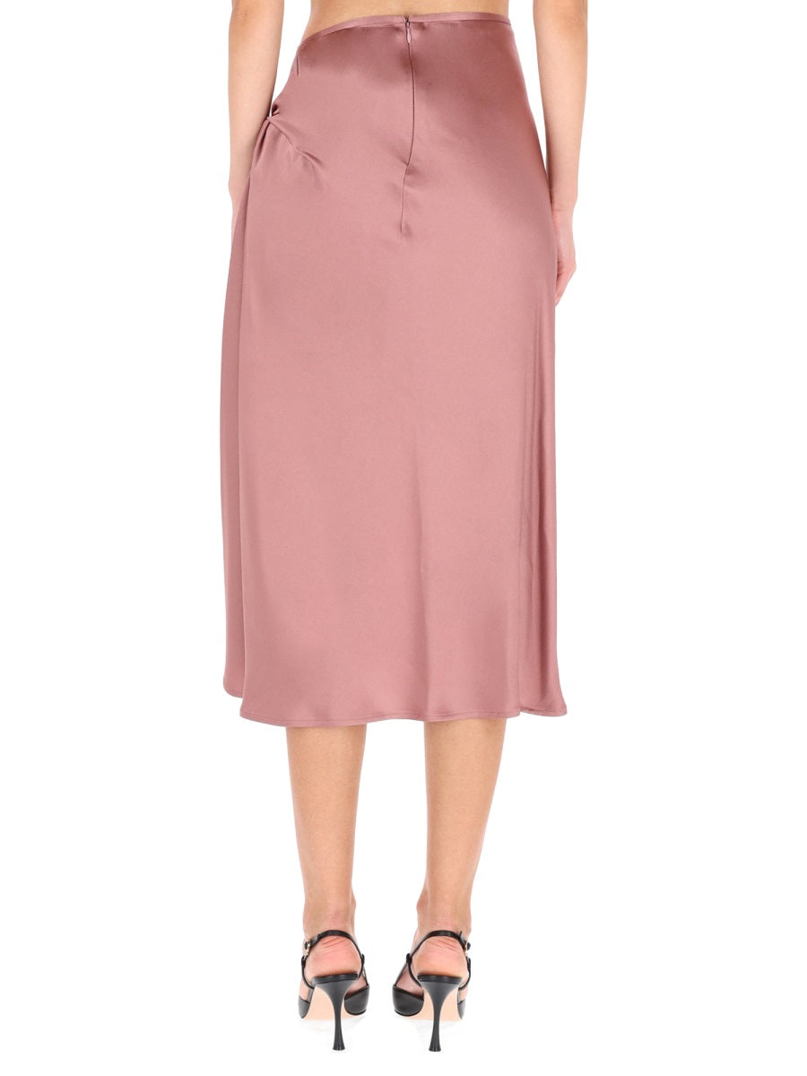 DRIES VAN NOTEN Draped Midi Skirt - Size 38