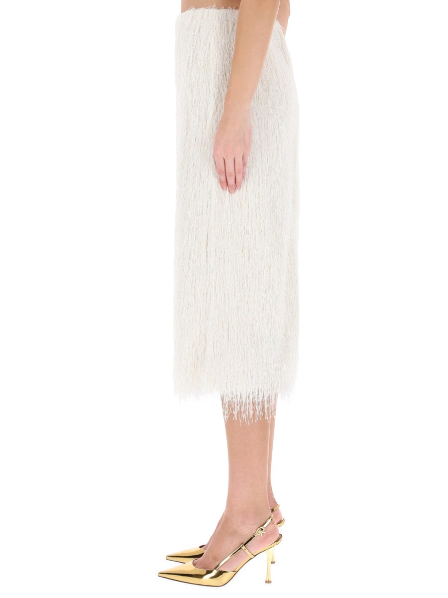 DRIES VAN NOTEN Midi Skirt - Regular Fit, Size 36