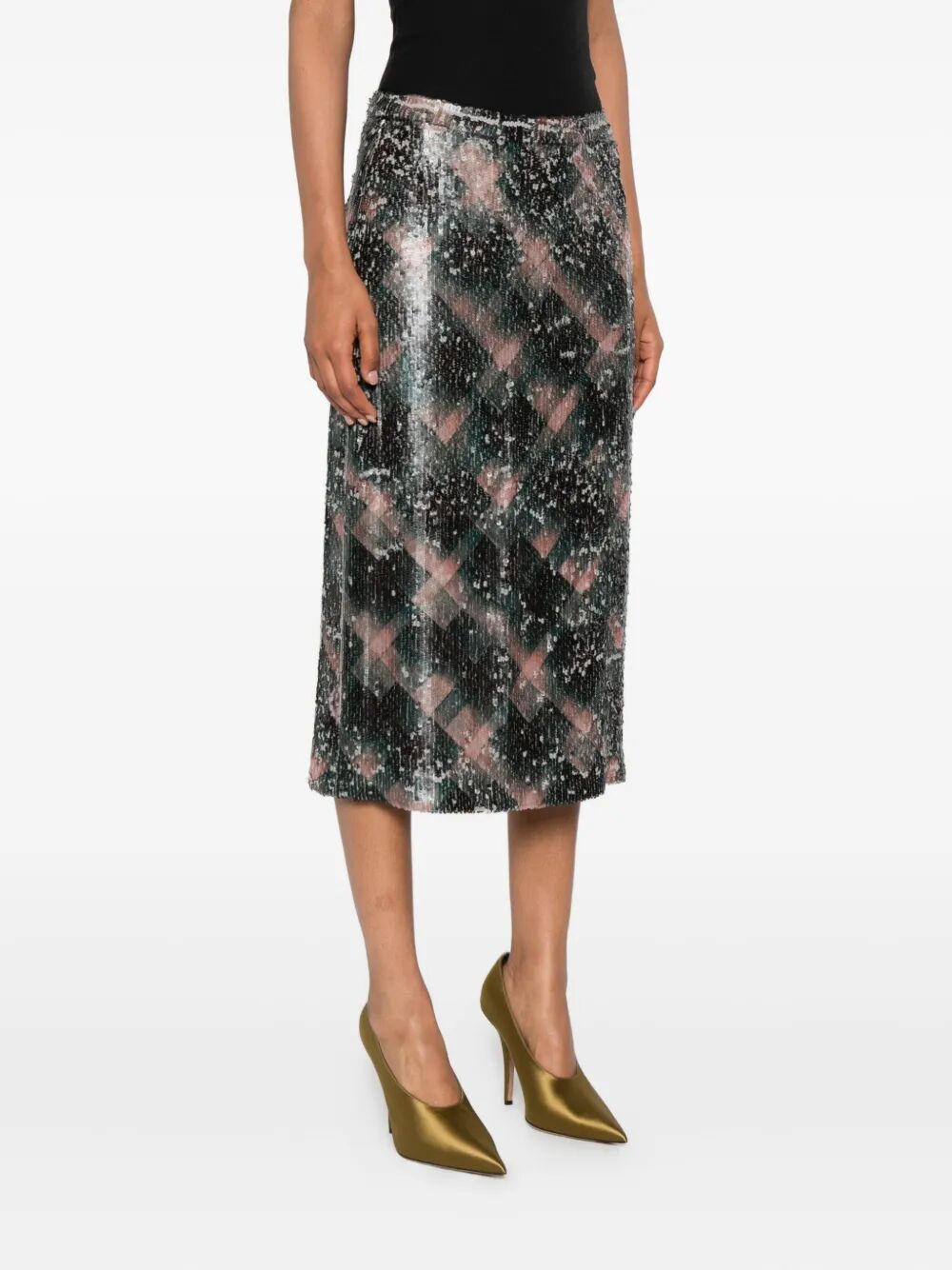 DRIES VAN NOTEN Embroidered Mini Skirt for Women