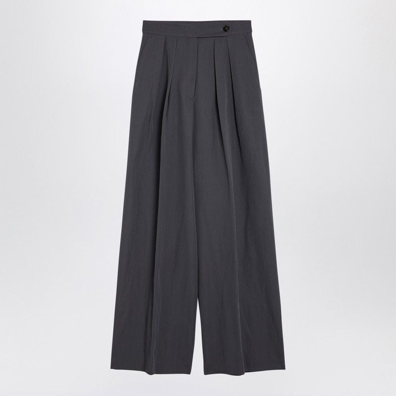 DRIES VAN NOTEN Wide Leg Wool-Blend Trousers for Women