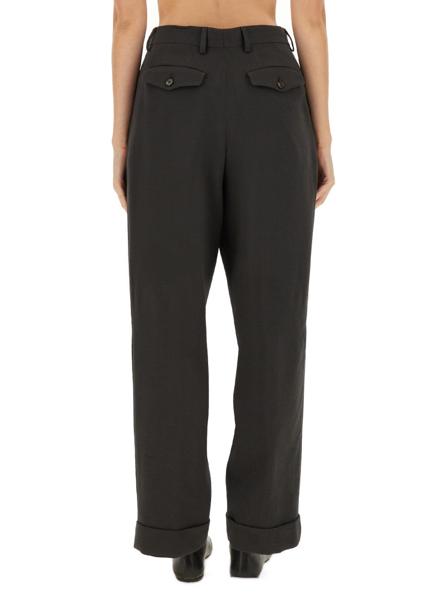DRIES VAN NOTEN Elegant Wool Pants - Size 38