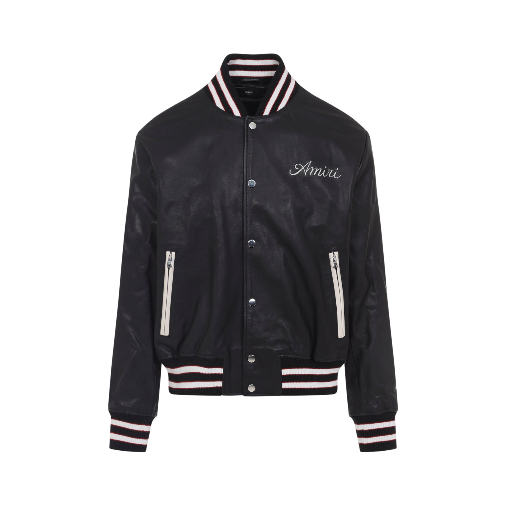 AMIRI Leather Varsity Jacket