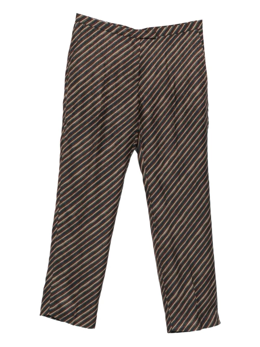 DRIES VAN NOTEN Wool Striped Trousers - FW25 Collection