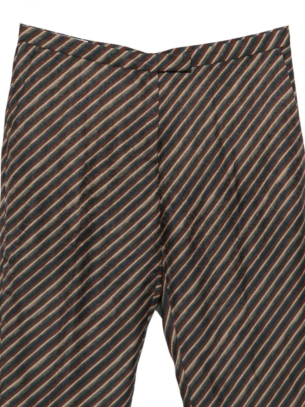DRIES VAN NOTEN Wool Striped Trousers - FW25 Collection