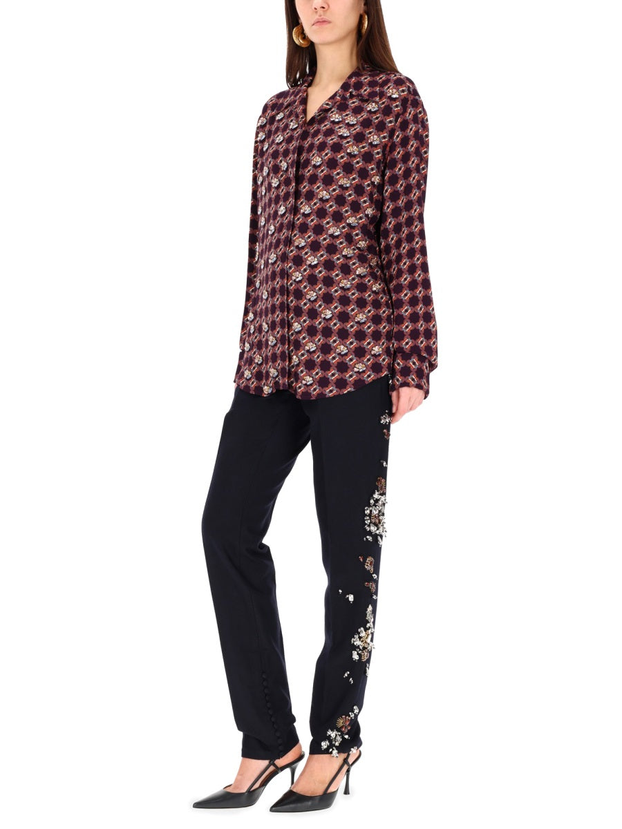 DRIES VAN NOTEN Elegant Wool Pants - Size 36