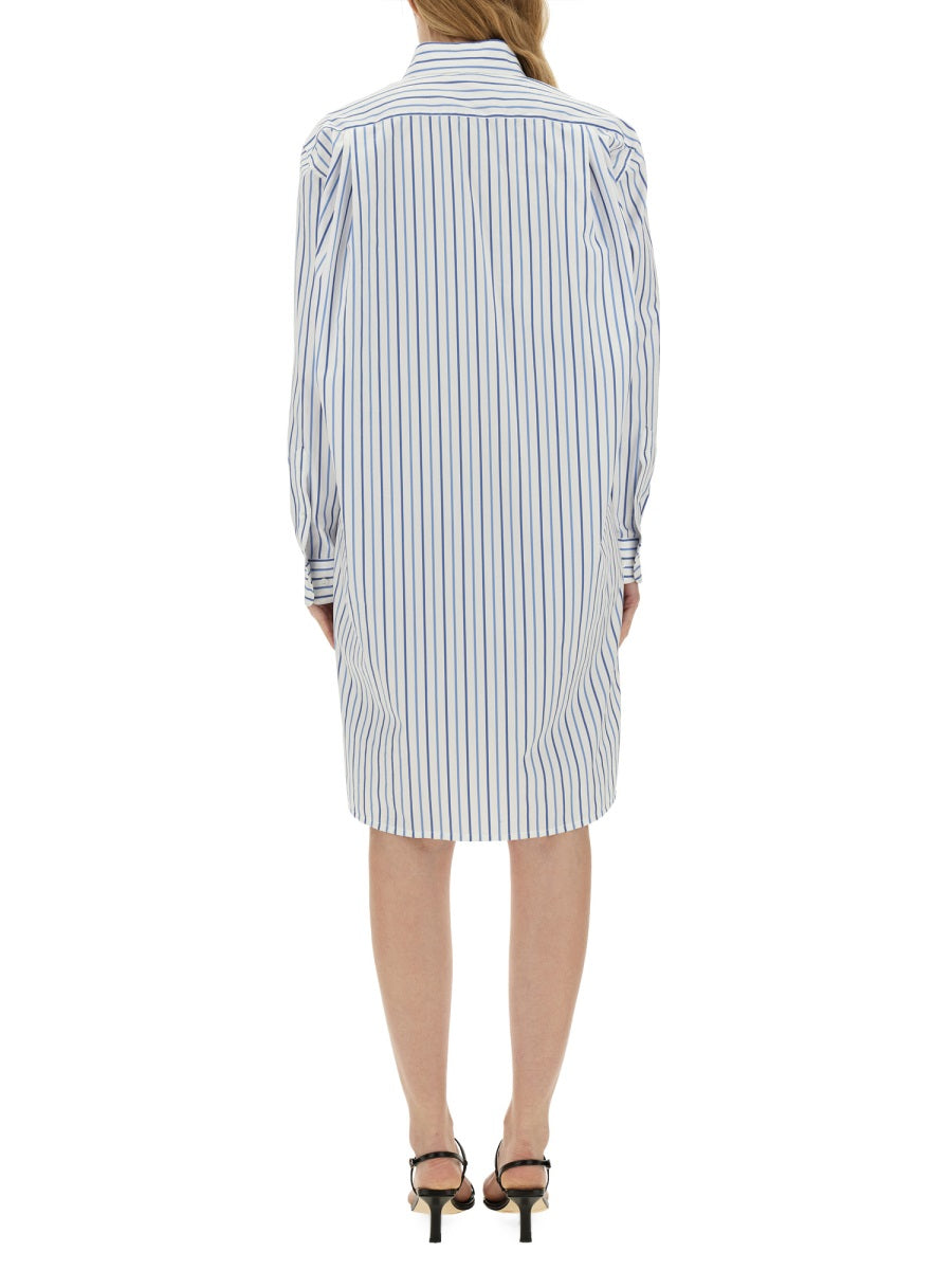DRIES VAN NOTEN Oversized Stripe Pattern Shirt - Size 40 FR
