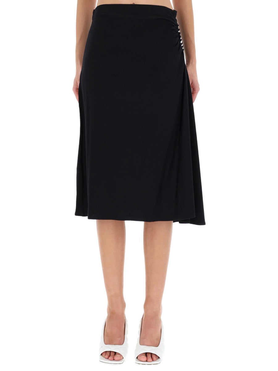 DRIES VAN NOTEN Draped Hevira Skirt - Size S