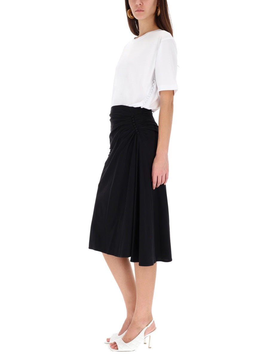 DRIES VAN NOTEN Draped Hevira Skirt - Size S