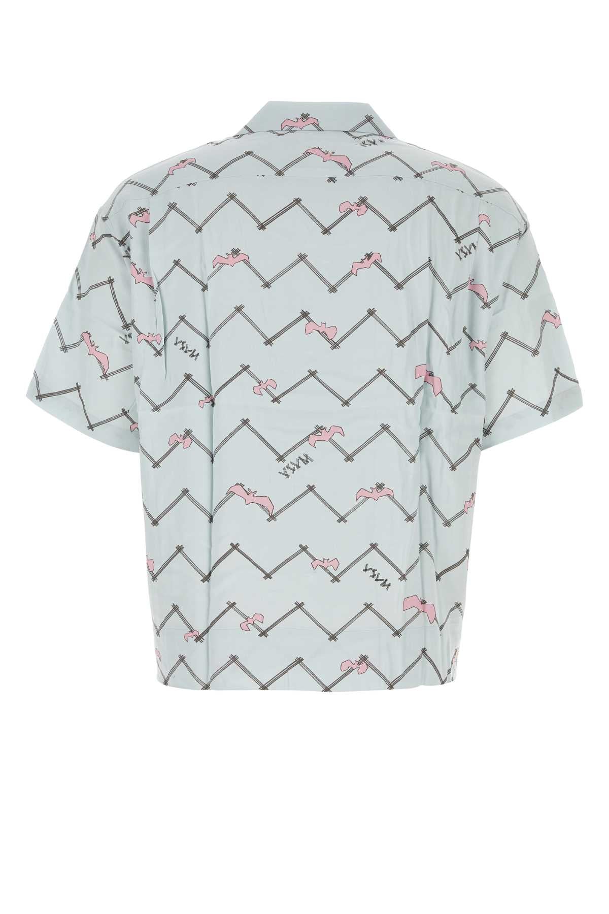 VISVIM Men's Printed Rayon Copa Shirt