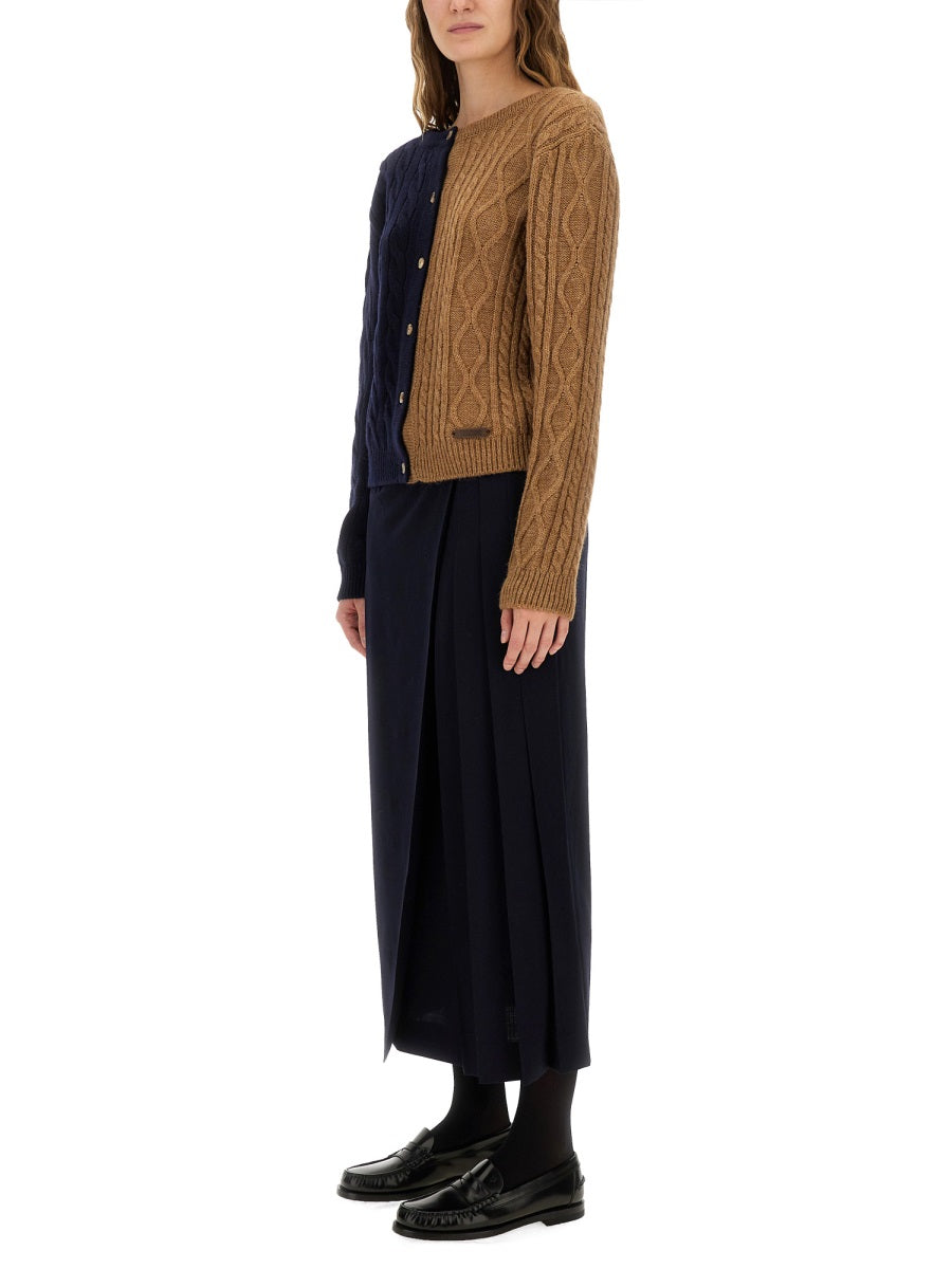 MOSCHINO COUTURE Midi Skirt with Toggle