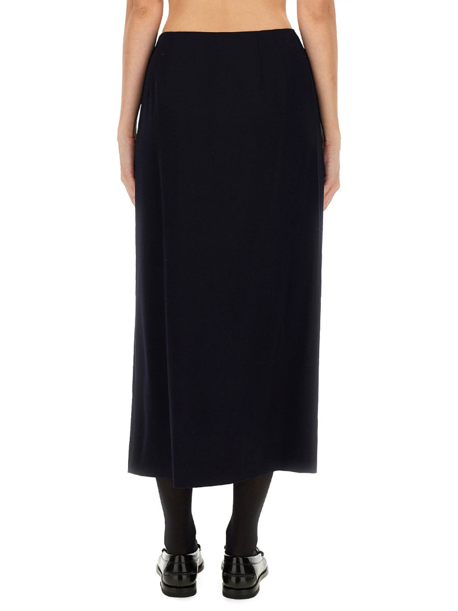 MOSCHINO COUTURE Midi Skirt with Toggle