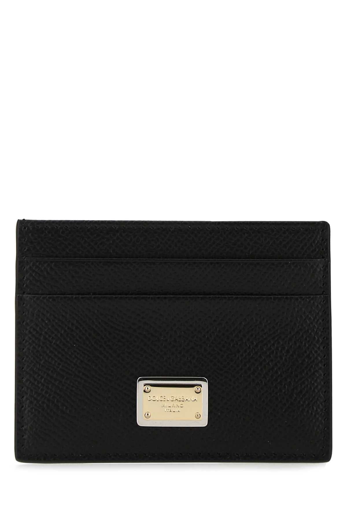 DOLCE & GABBANA Elegant Mini Leather Card Holder
