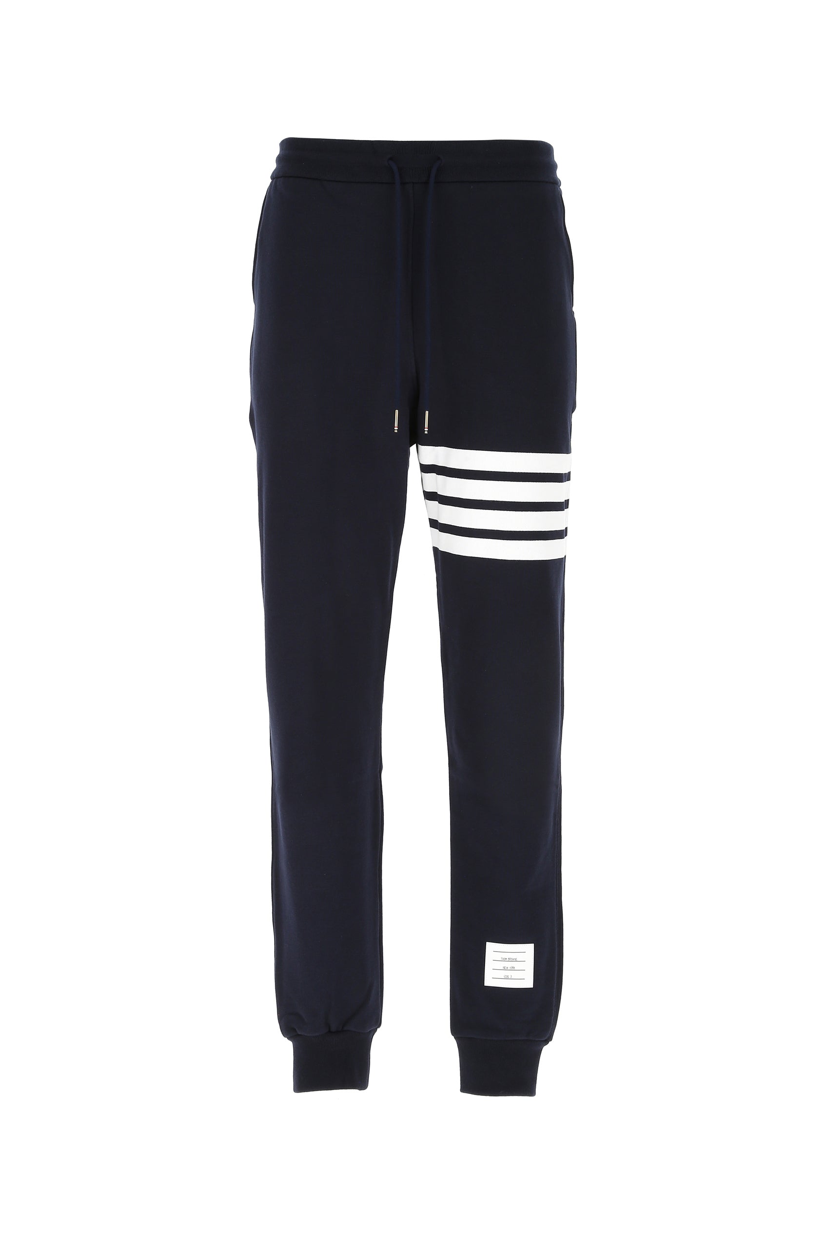 THOM BROWNE Classic Cotton Joggers for Men - Size Options Available