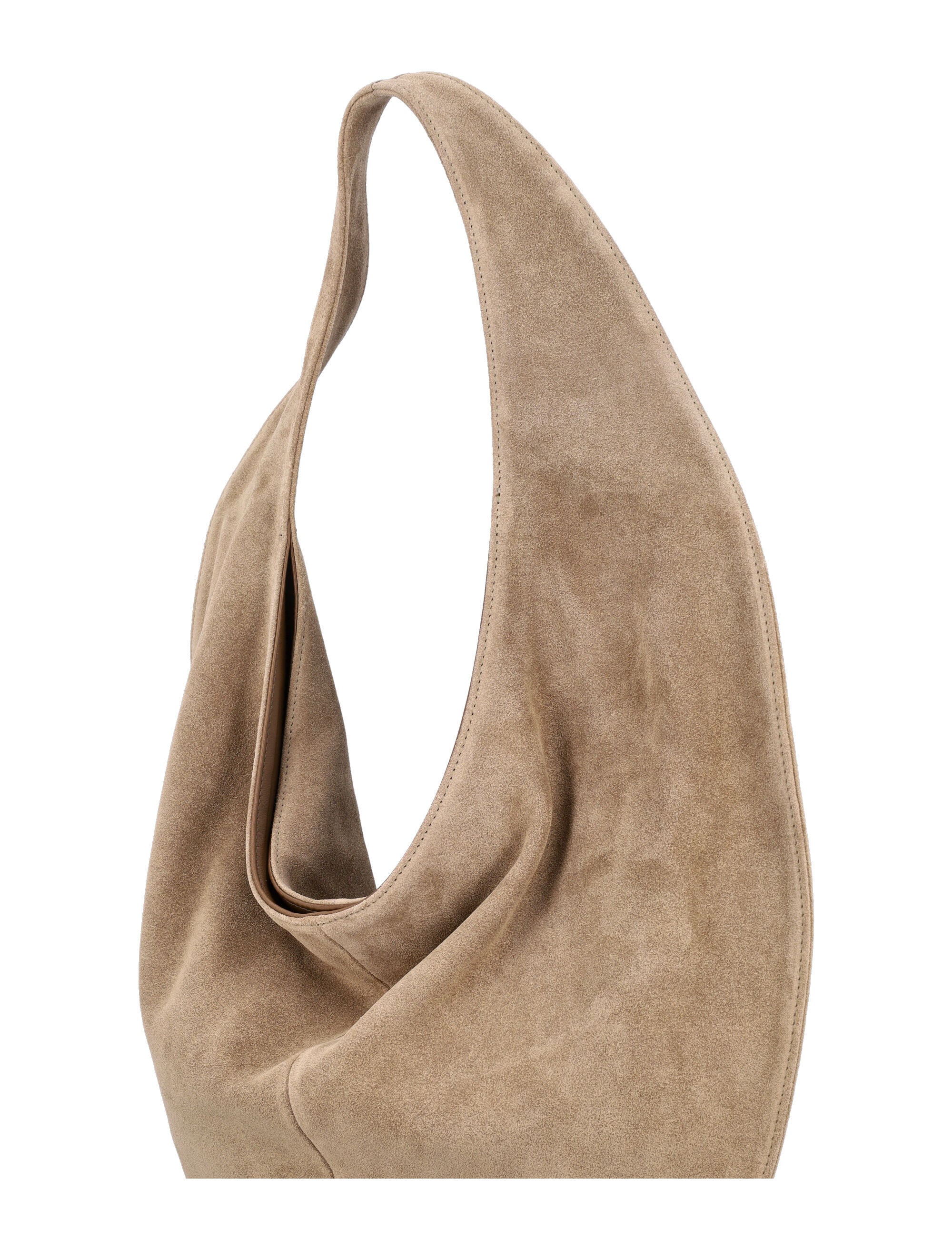 MAEDEN Spacious Tote Handbag with Suede Leather - 33x43 cm