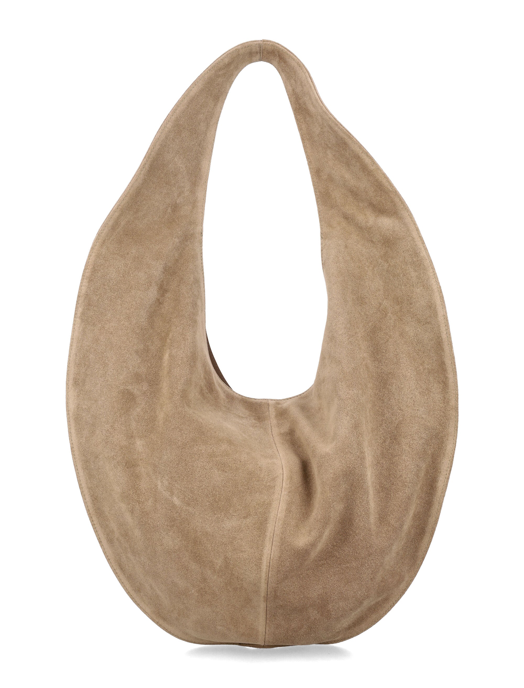 MAEDEN Spacious Tote Handbag with Suede Leather - 33x43 cm