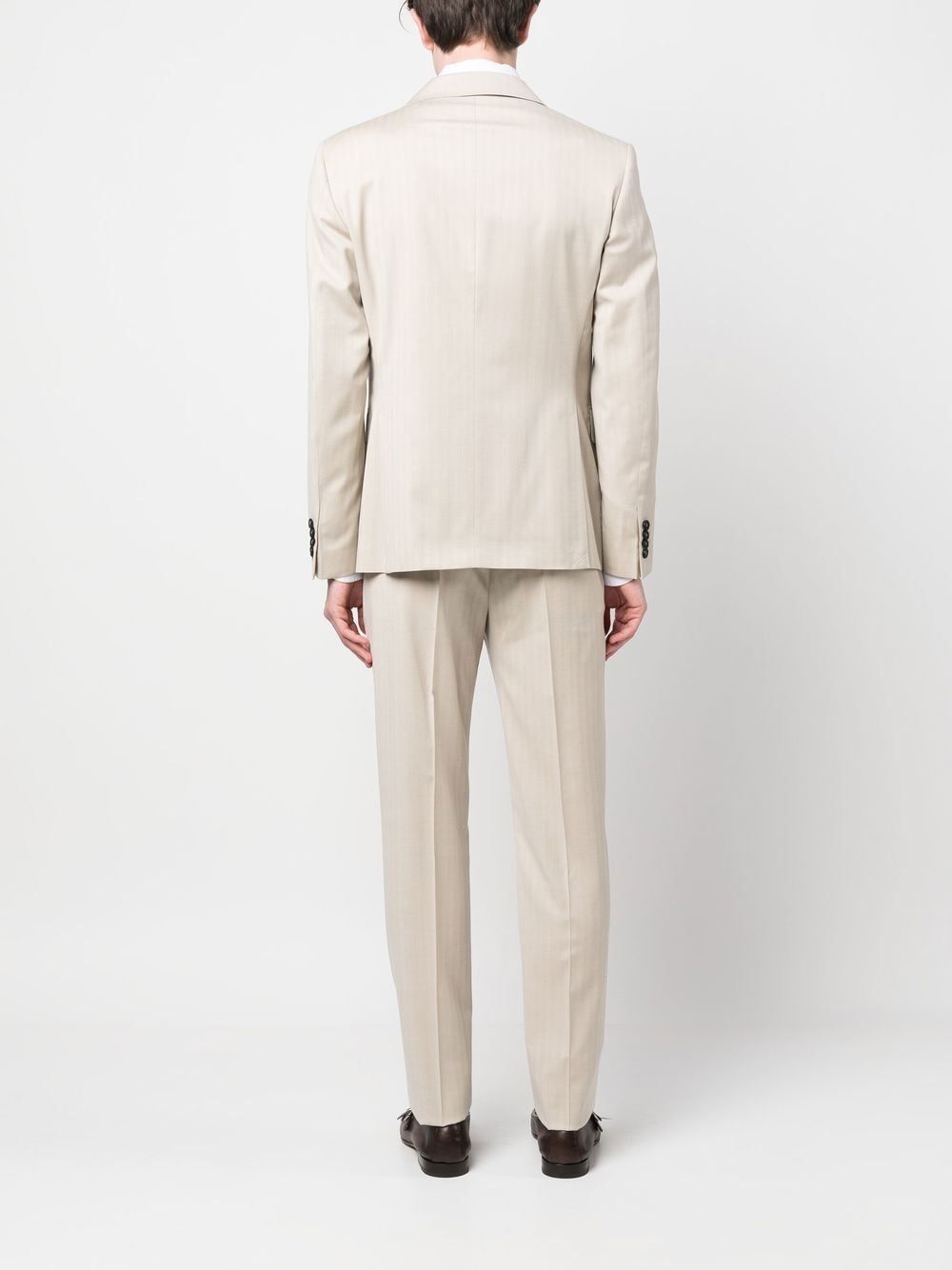 TONELLO Men's Wool Two-Piece Suit - Size 50