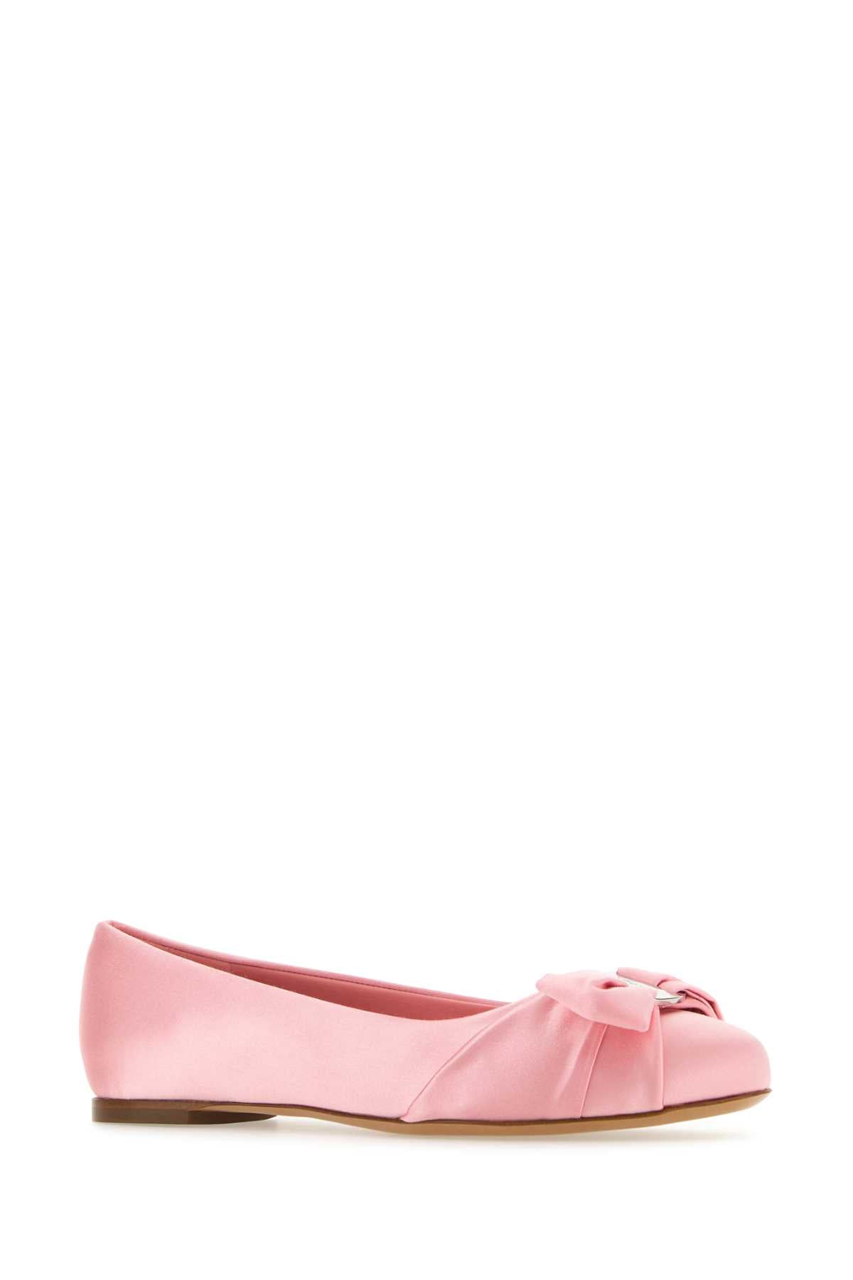 Ferragamo Elegant Satin Varina Ballerinas for Women