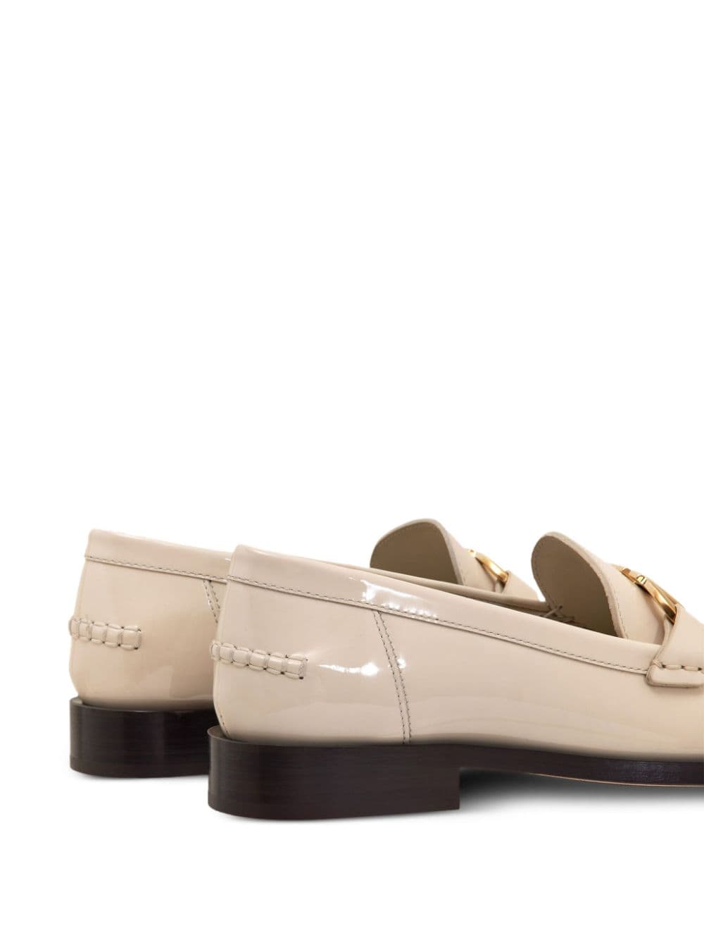 Ferragamo Patent Leather Loafers for Women - Slip-On Style Round Toe